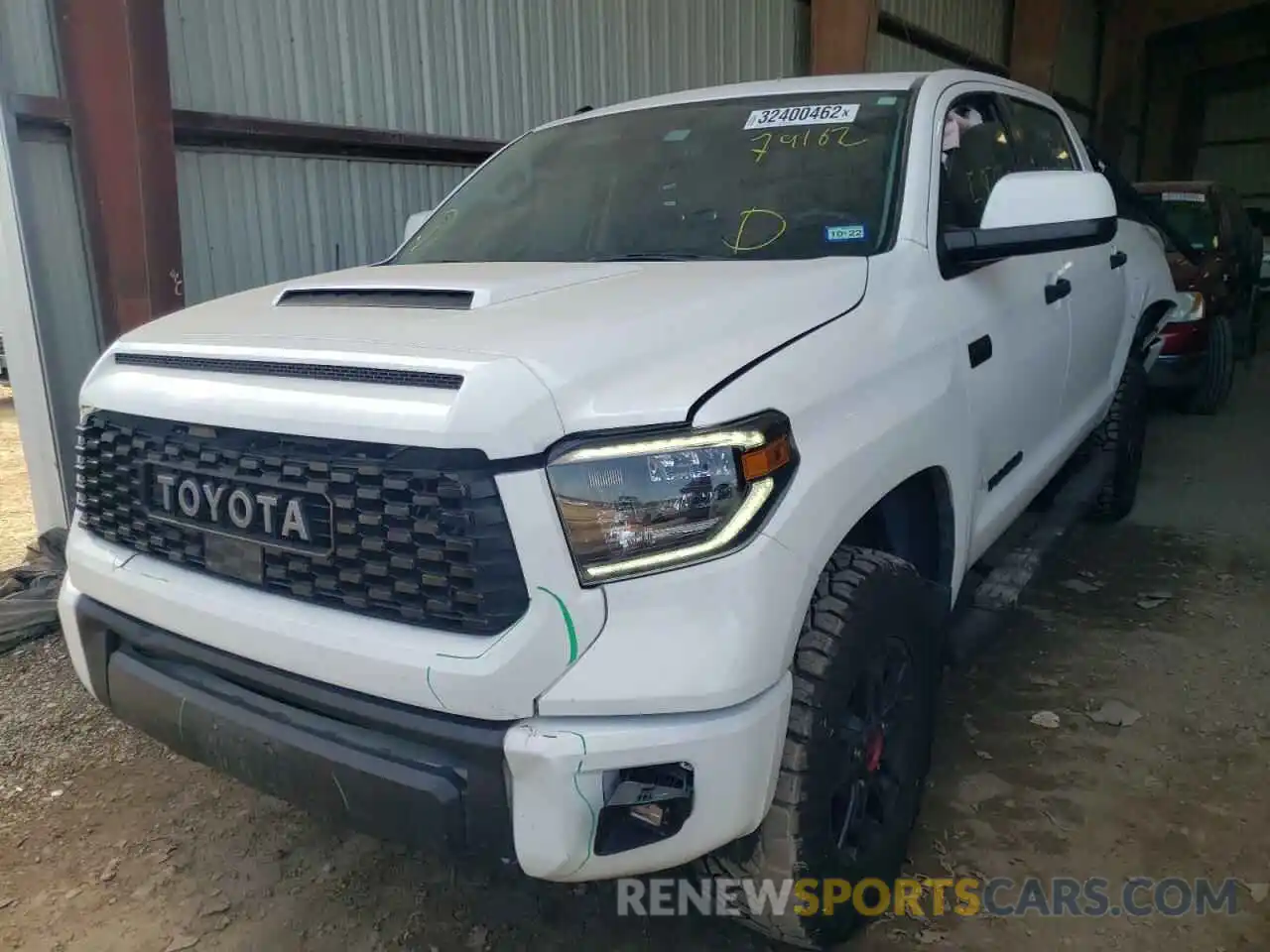 2 Photograph of a damaged car 5TFDY5F16KX794102 TOYOTA TUNDRA 2019