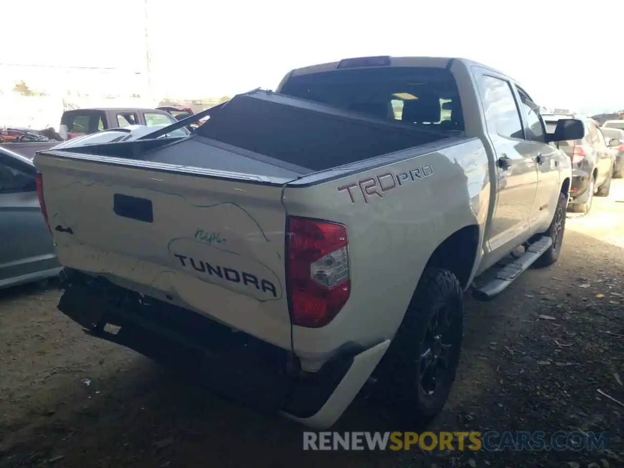 4 Photograph of a damaged car 5TFDY5F16KX794102 TOYOTA TUNDRA 2019