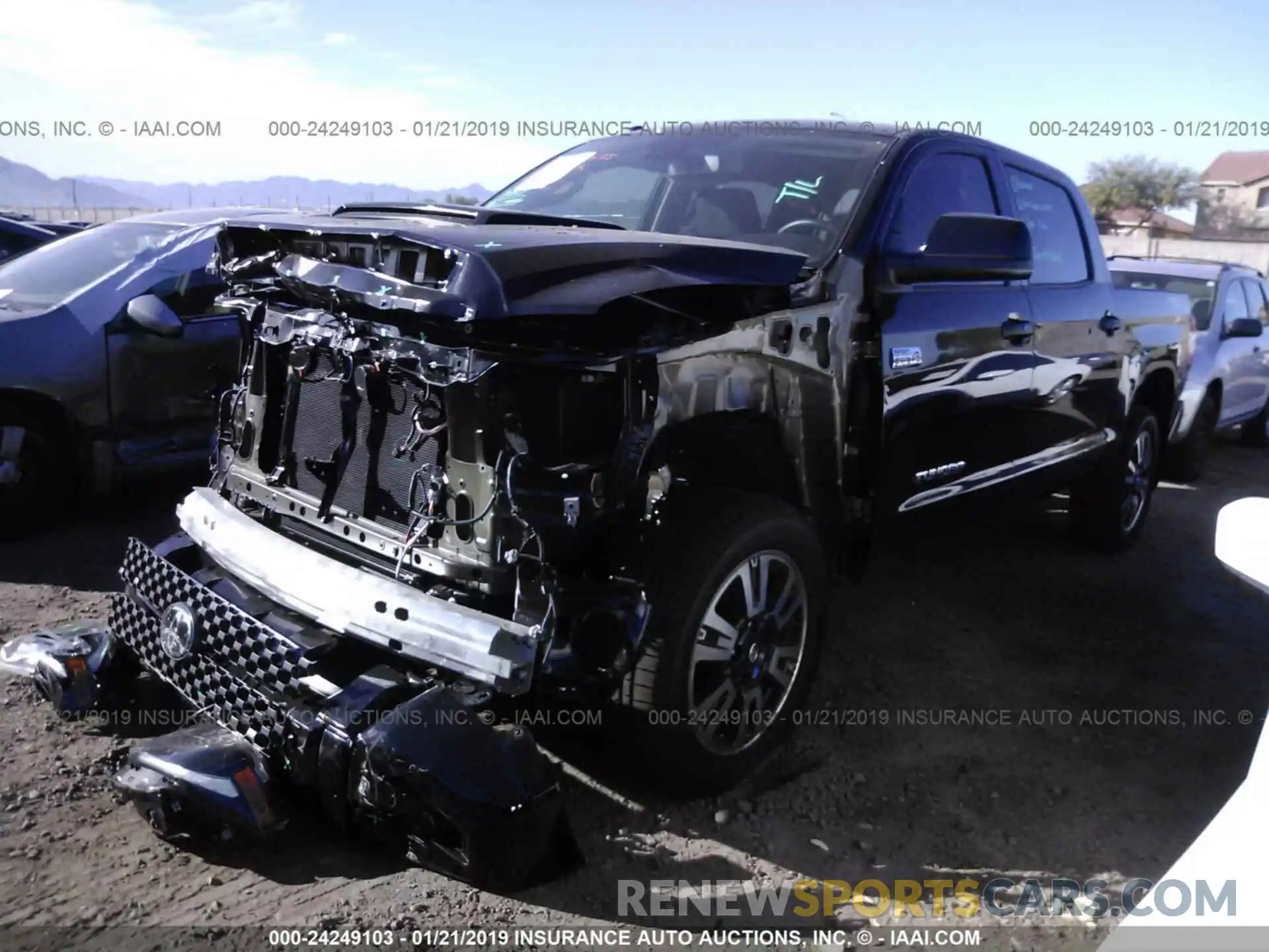 2 Photograph of a damaged car 5TFDY5F16KX798912 TOYOTA TUNDRA 2019