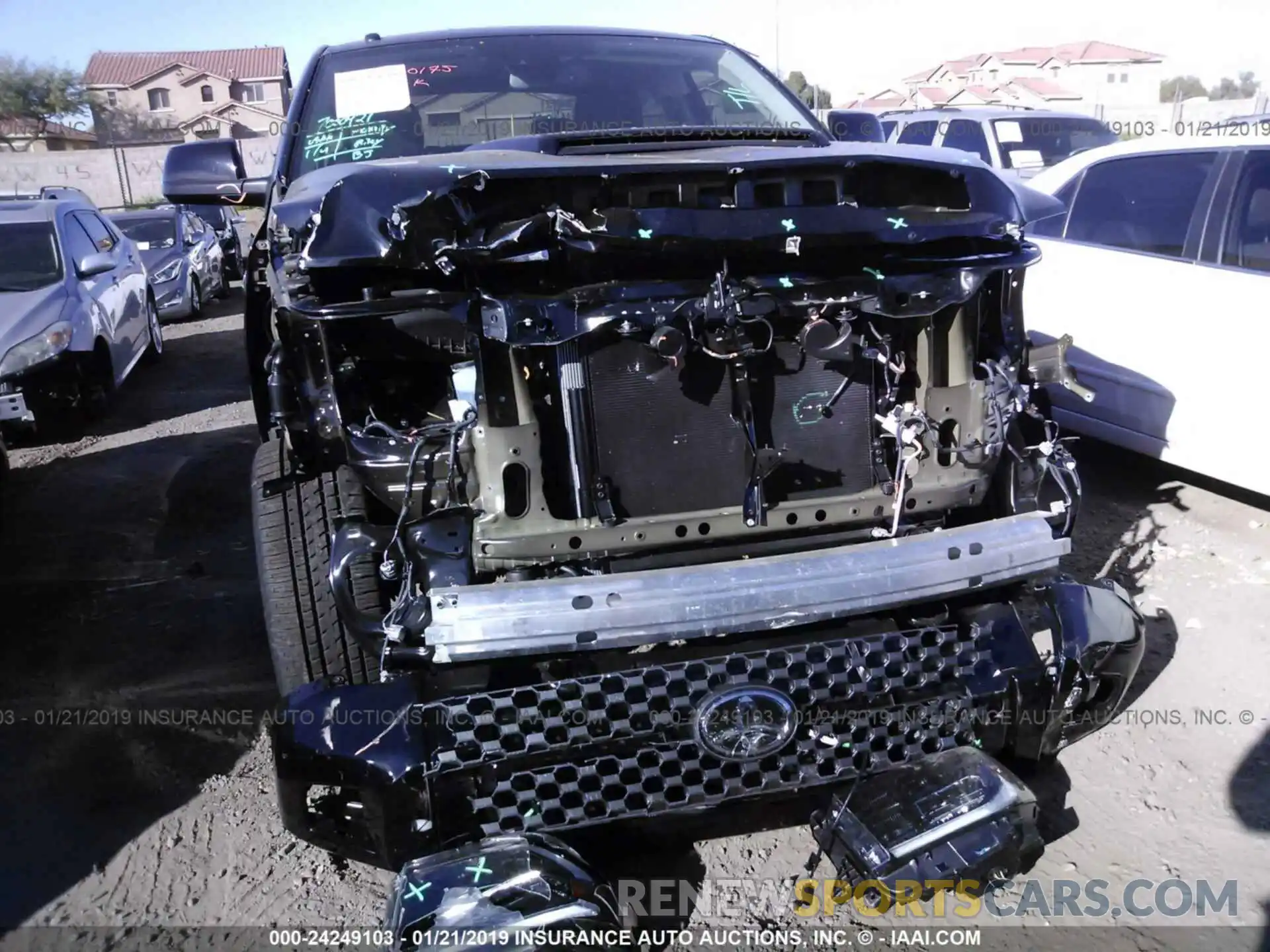 6 Photograph of a damaged car 5TFDY5F16KX798912 TOYOTA TUNDRA 2019