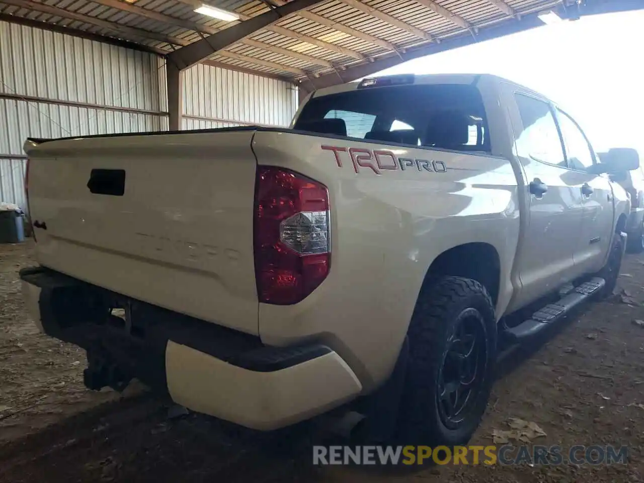 4 Photograph of a damaged car 5TFDY5F16KX803302 TOYOTA TUNDRA 2019