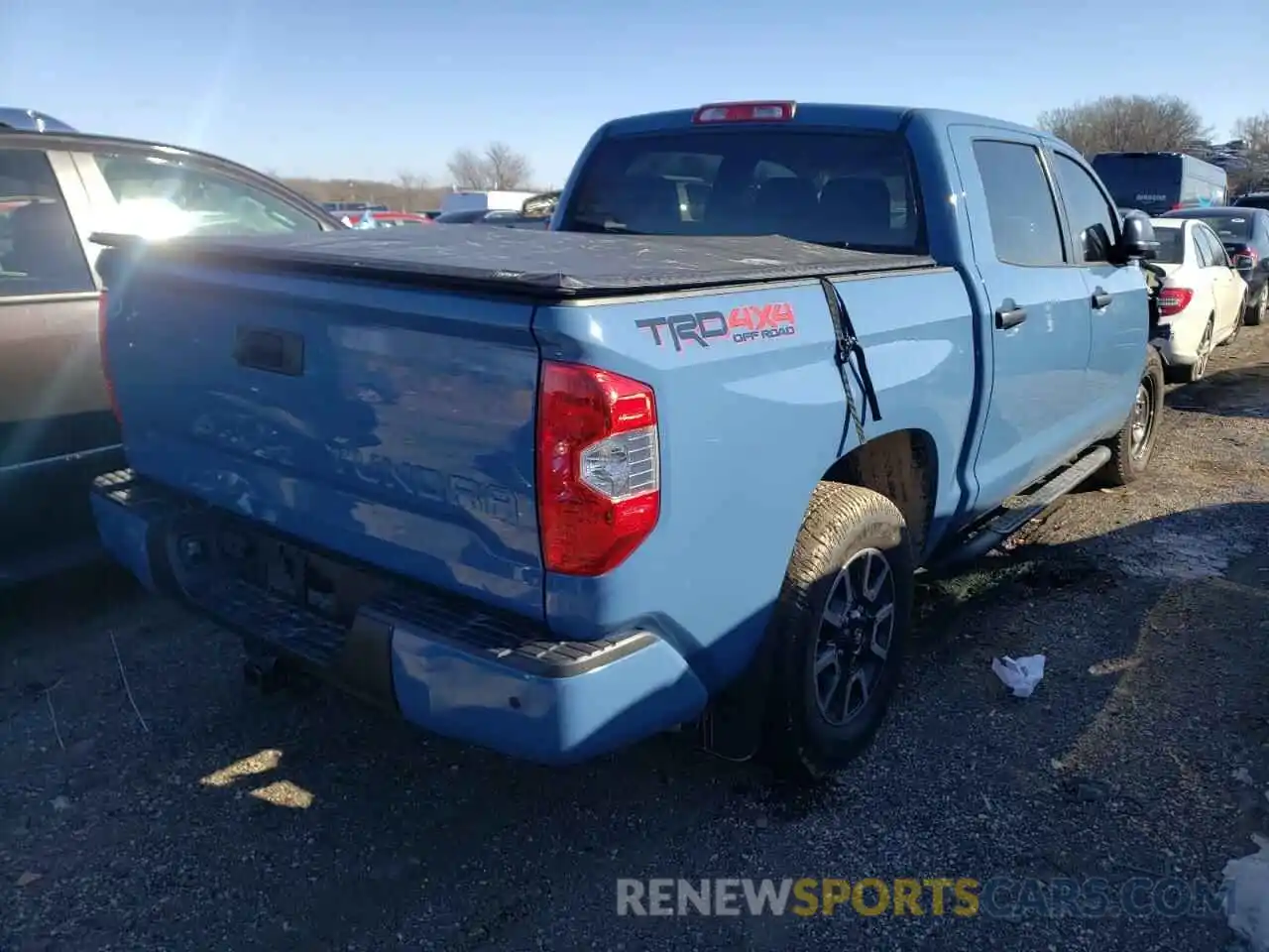 4 Photograph of a damaged car 5TFDY5F16KX805793 TOYOTA TUNDRA 2019