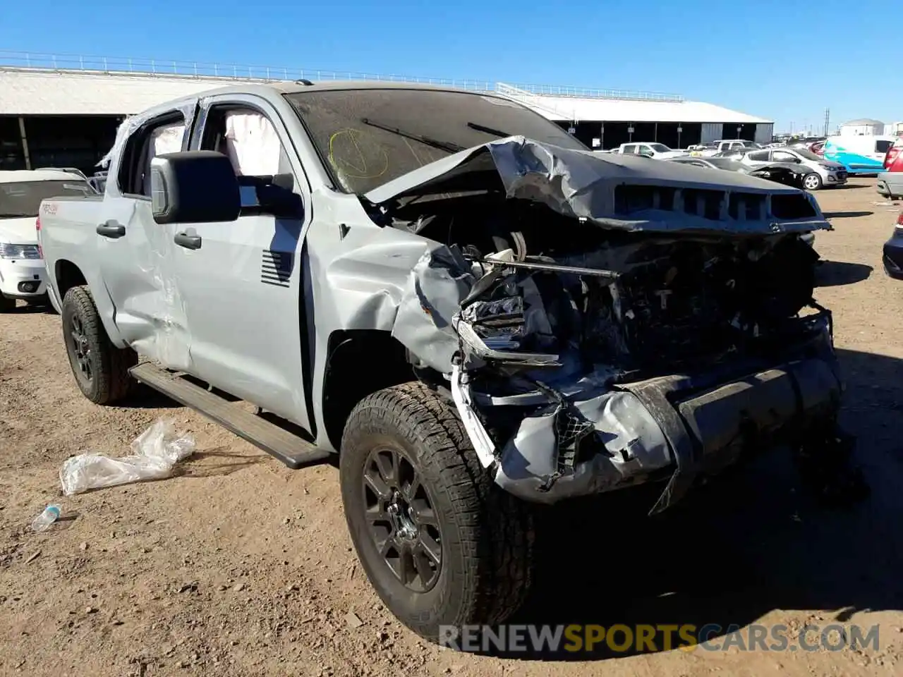 1 Photograph of a damaged car 5TFDY5F16KX811223 TOYOTA TUNDRA 2019