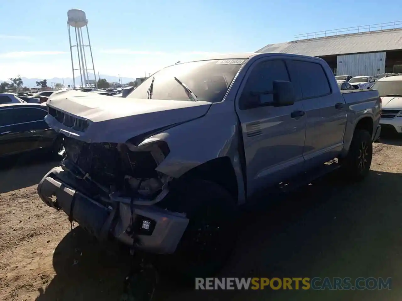 2 Photograph of a damaged car 5TFDY5F16KX811223 TOYOTA TUNDRA 2019