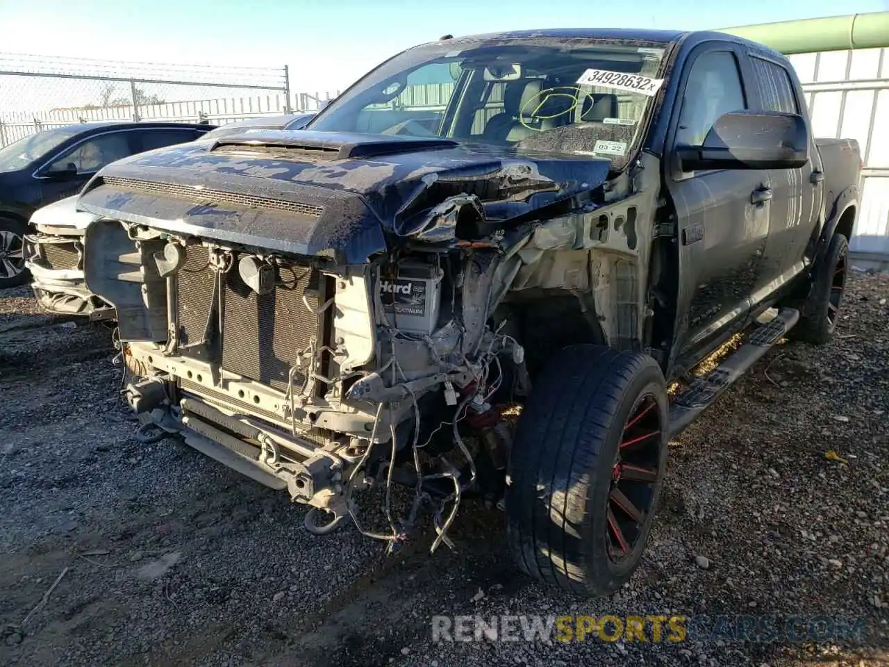 2 Photograph of a damaged car 5TFDY5F16KX812064 TOYOTA TUNDRA 2019