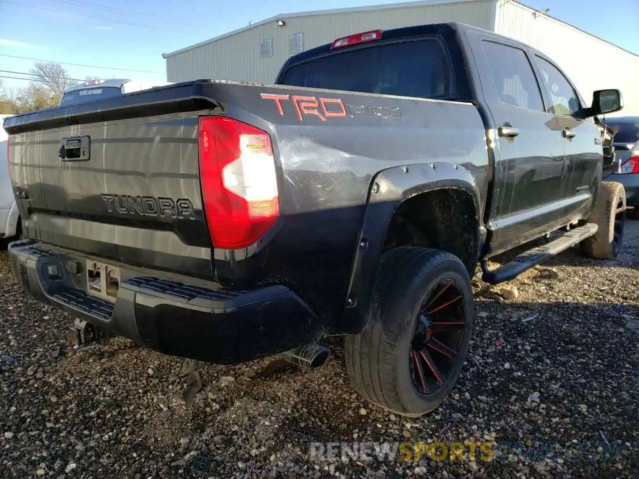 4 Photograph of a damaged car 5TFDY5F16KX812064 TOYOTA TUNDRA 2019