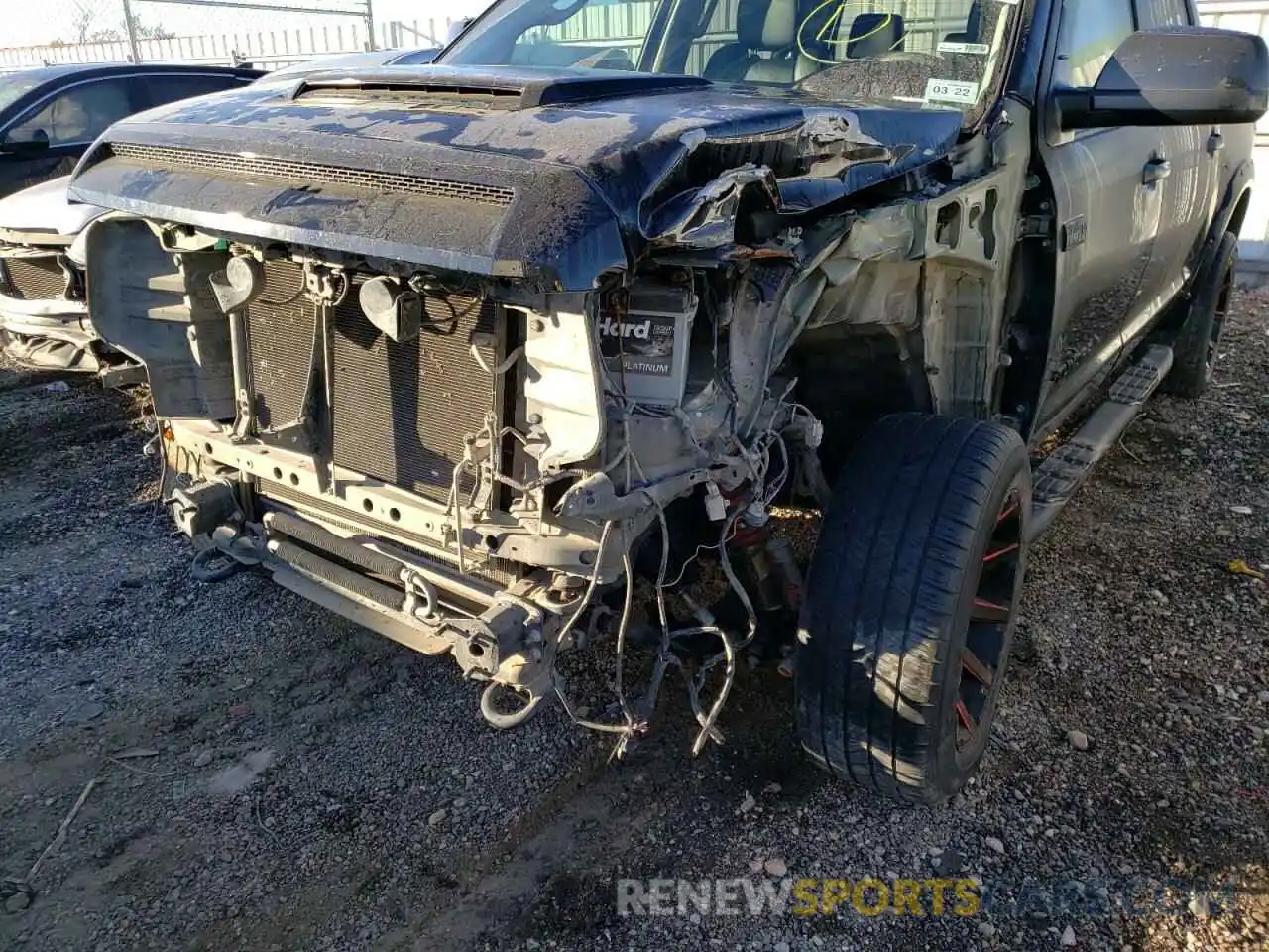 9 Photograph of a damaged car 5TFDY5F16KX812064 TOYOTA TUNDRA 2019