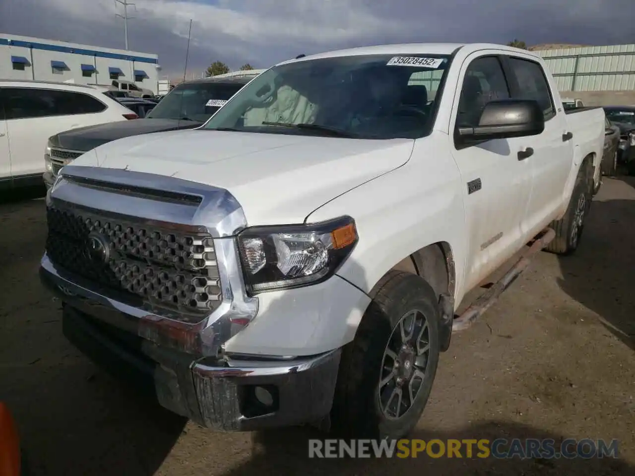 2 Photograph of a damaged car 5TFDY5F16KX815126 TOYOTA TUNDRA 2019