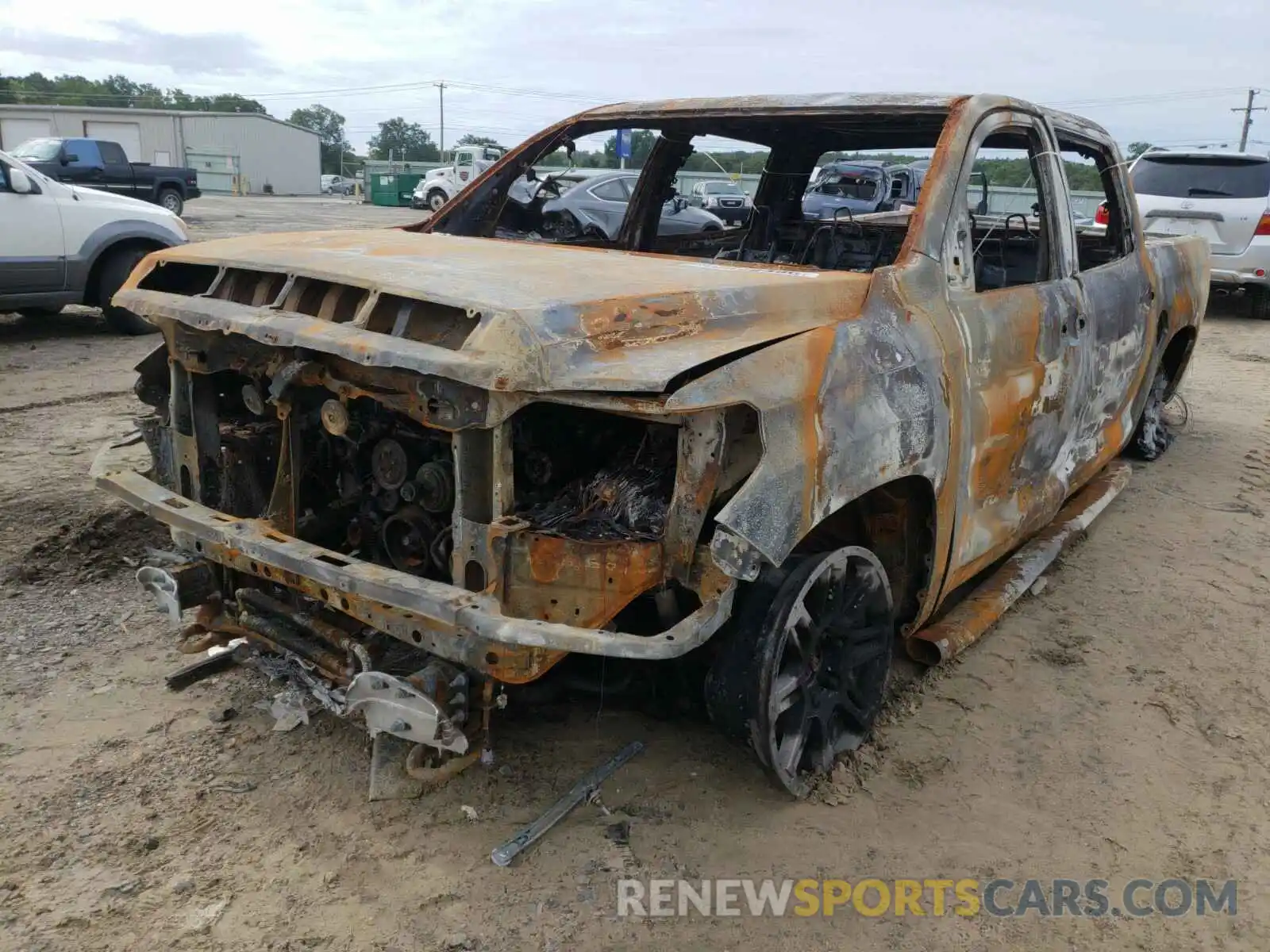 2 Photograph of a damaged car 5TFDY5F16KX828474 TOYOTA TUNDRA 2019