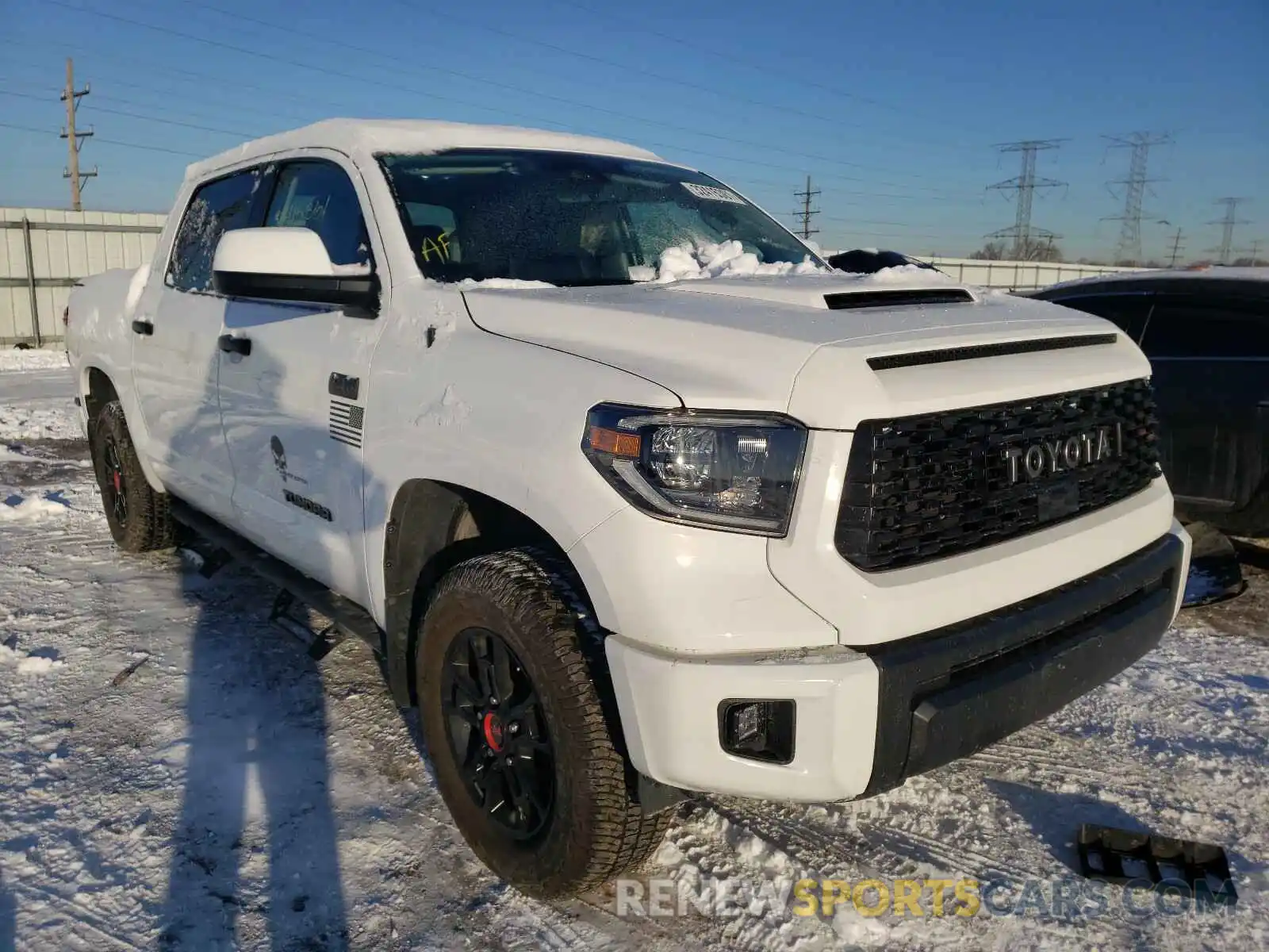 1 Photograph of a damaged car 5TFDY5F16KX836851 TOYOTA TUNDRA 2019