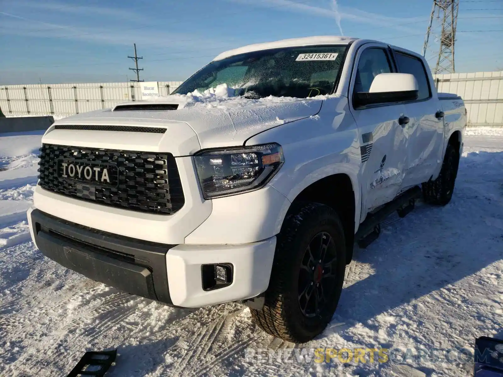 2 Photograph of a damaged car 5TFDY5F16KX836851 TOYOTA TUNDRA 2019