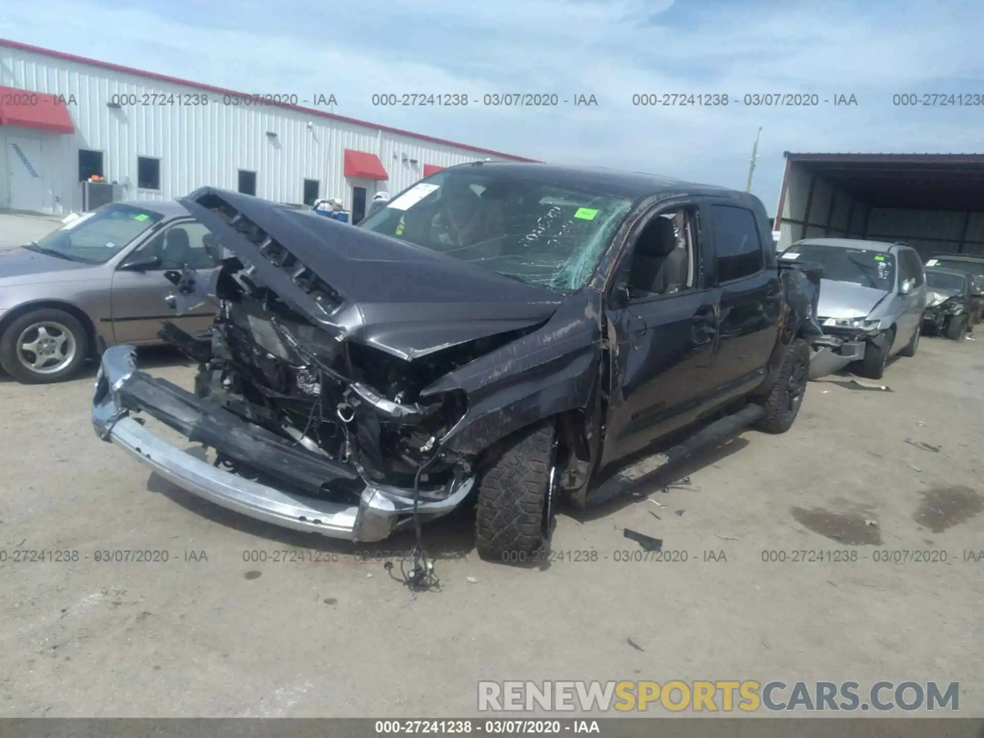 2 Photograph of a damaged car 5TFDY5F16KX866061 TOYOTA TUNDRA 2019