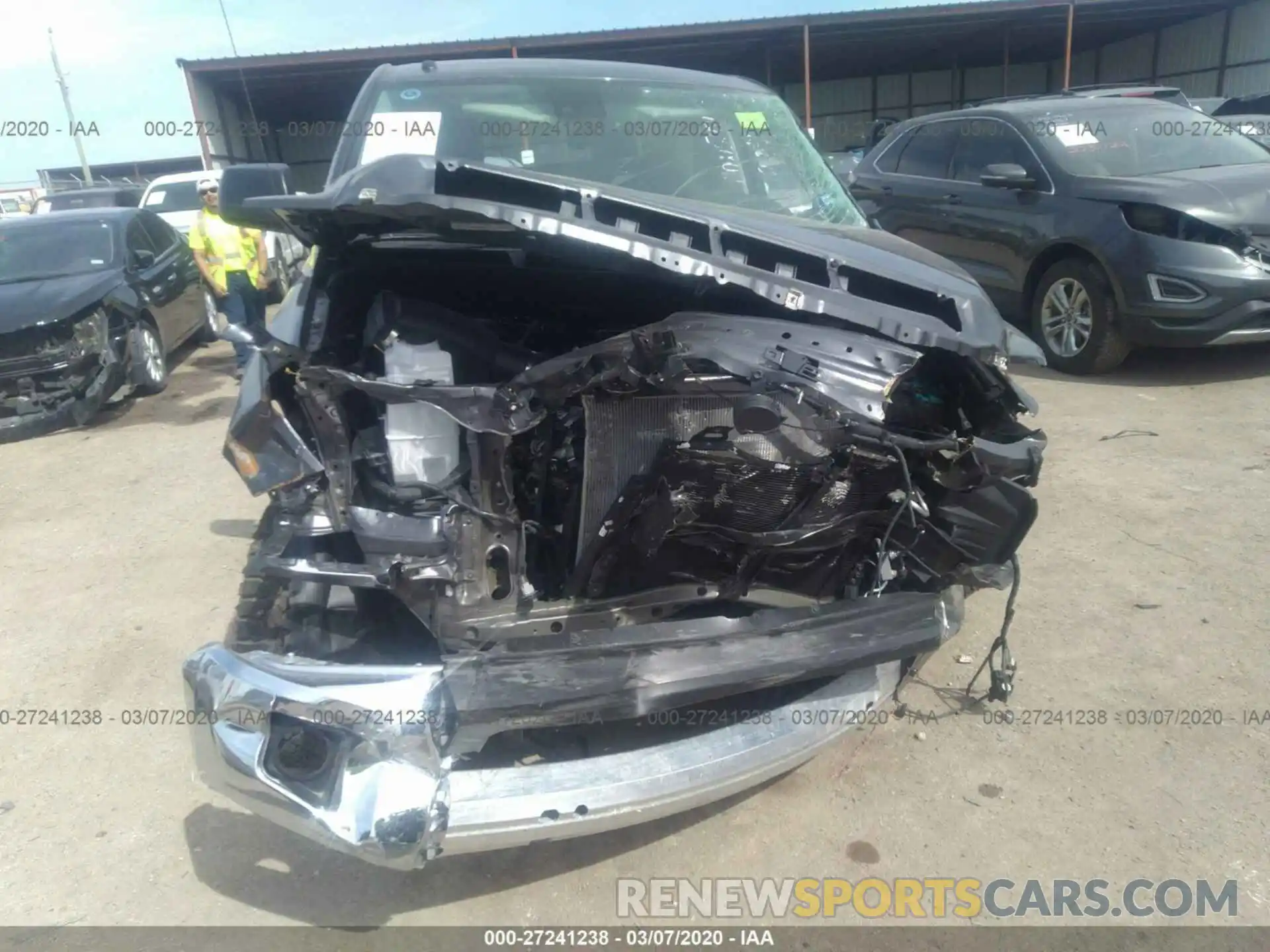 6 Photograph of a damaged car 5TFDY5F16KX866061 TOYOTA TUNDRA 2019