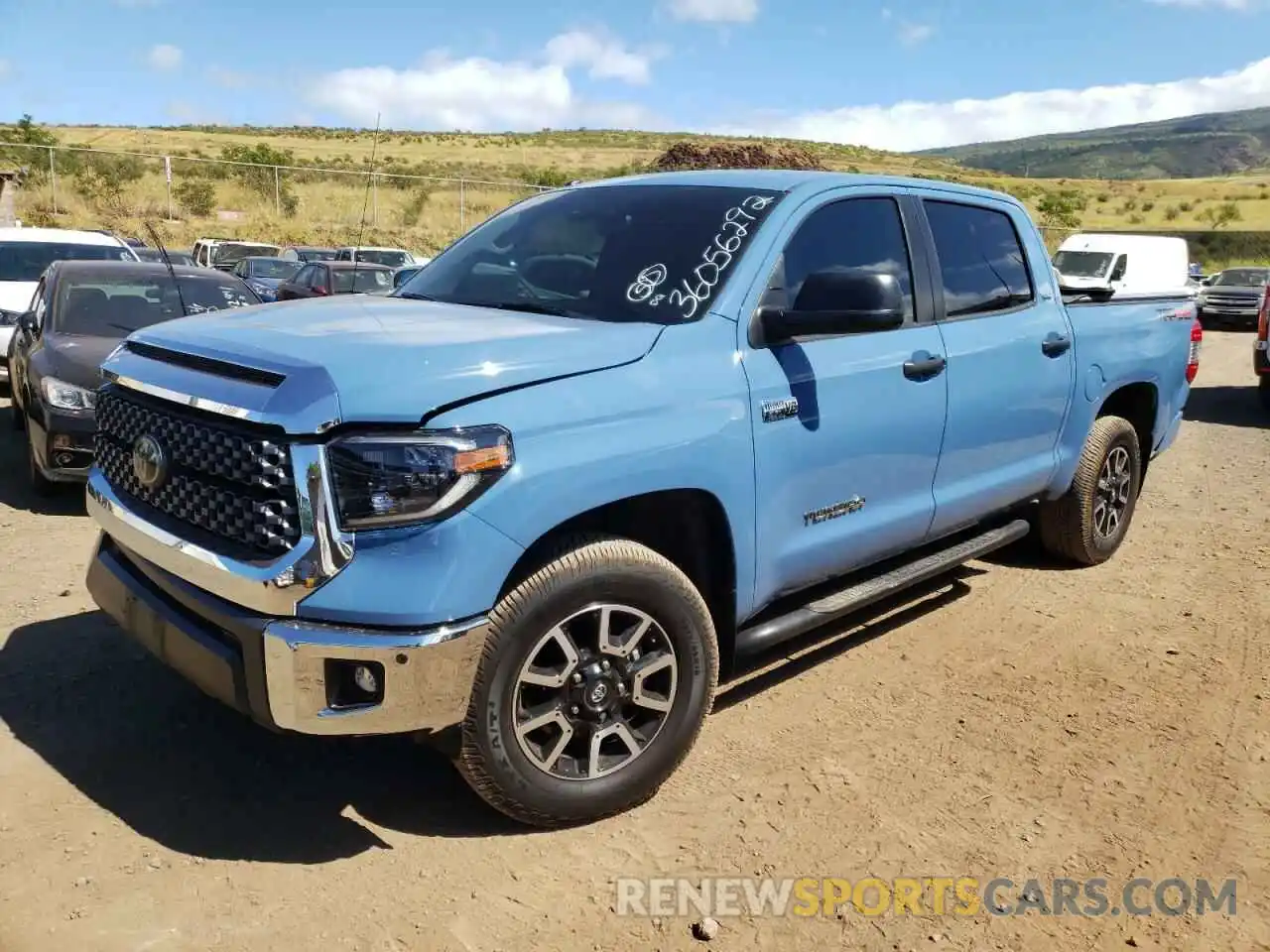 2 Photograph of a damaged car 5TFDY5F17KX780242 TOYOTA TUNDRA 2019