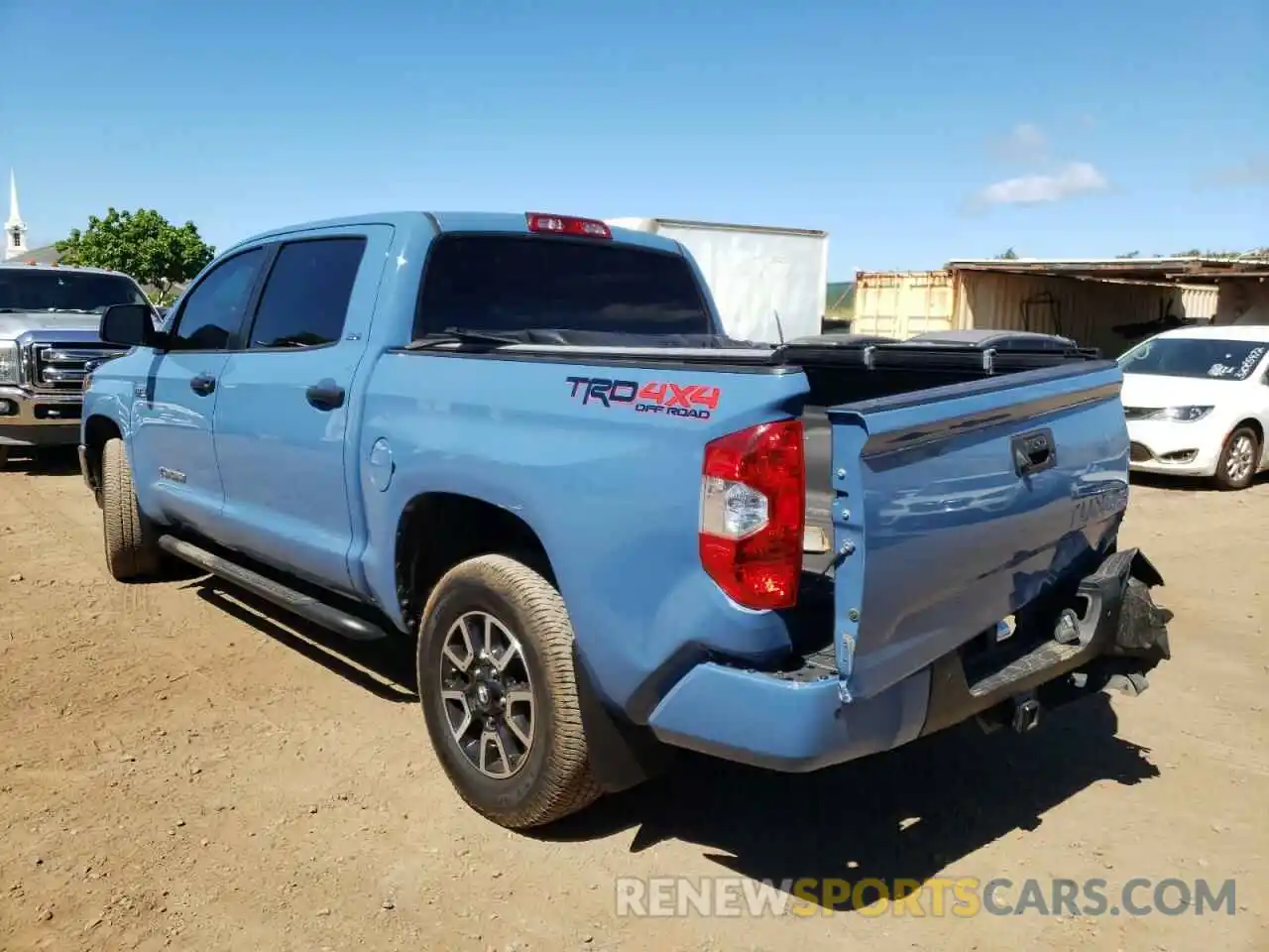 3 Photograph of a damaged car 5TFDY5F17KX780242 TOYOTA TUNDRA 2019