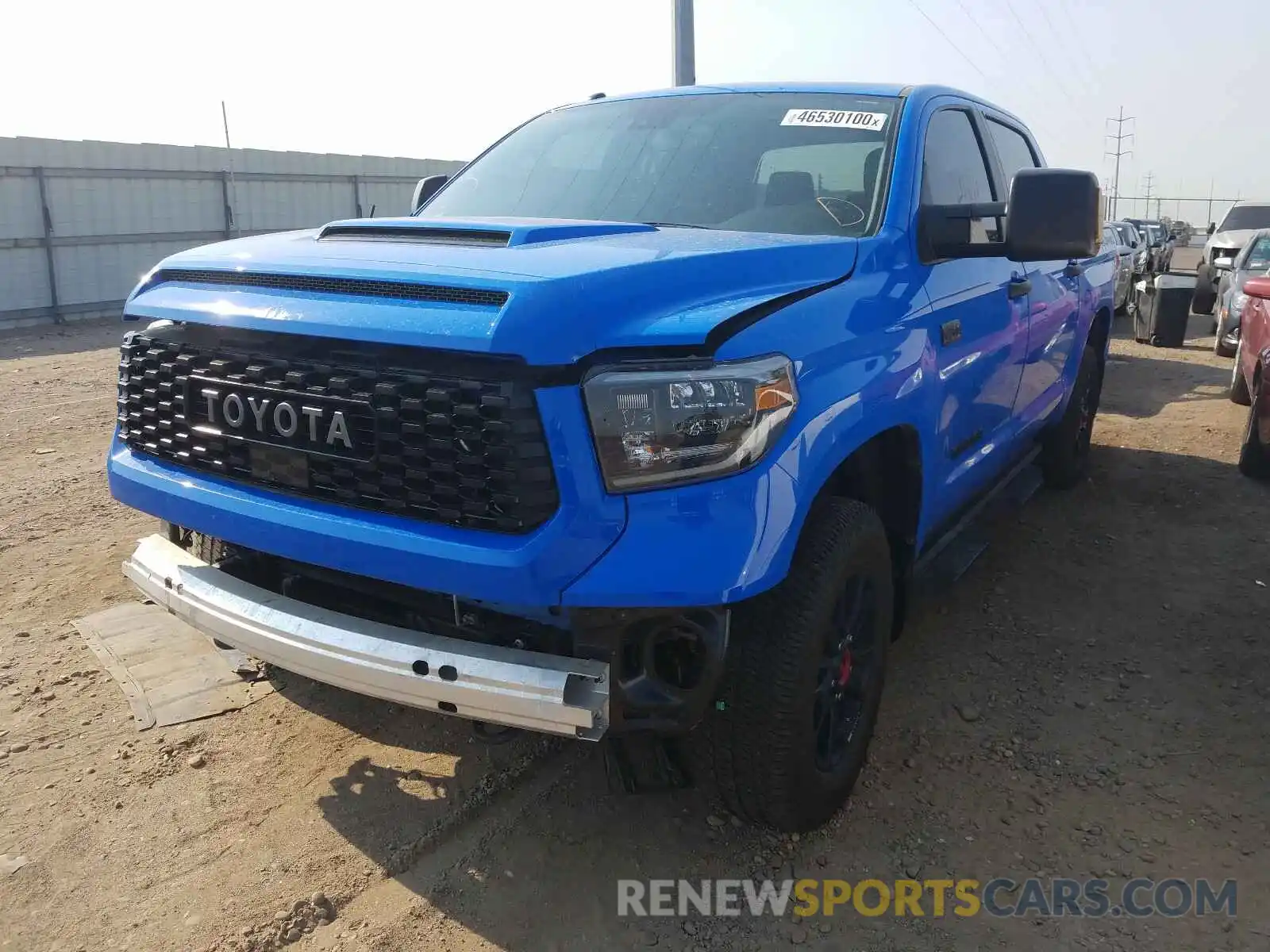 2 Photograph of a damaged car 5TFDY5F17KX788485 TOYOTA TUNDRA 2019