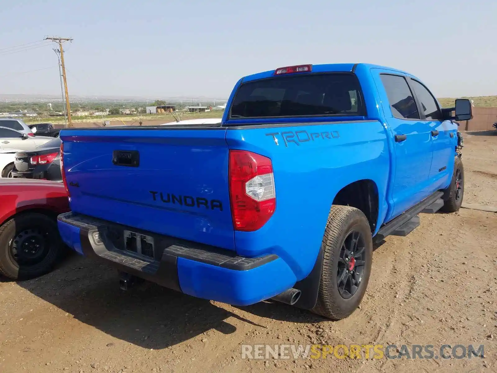 4 Photograph of a damaged car 5TFDY5F17KX788485 TOYOTA TUNDRA 2019