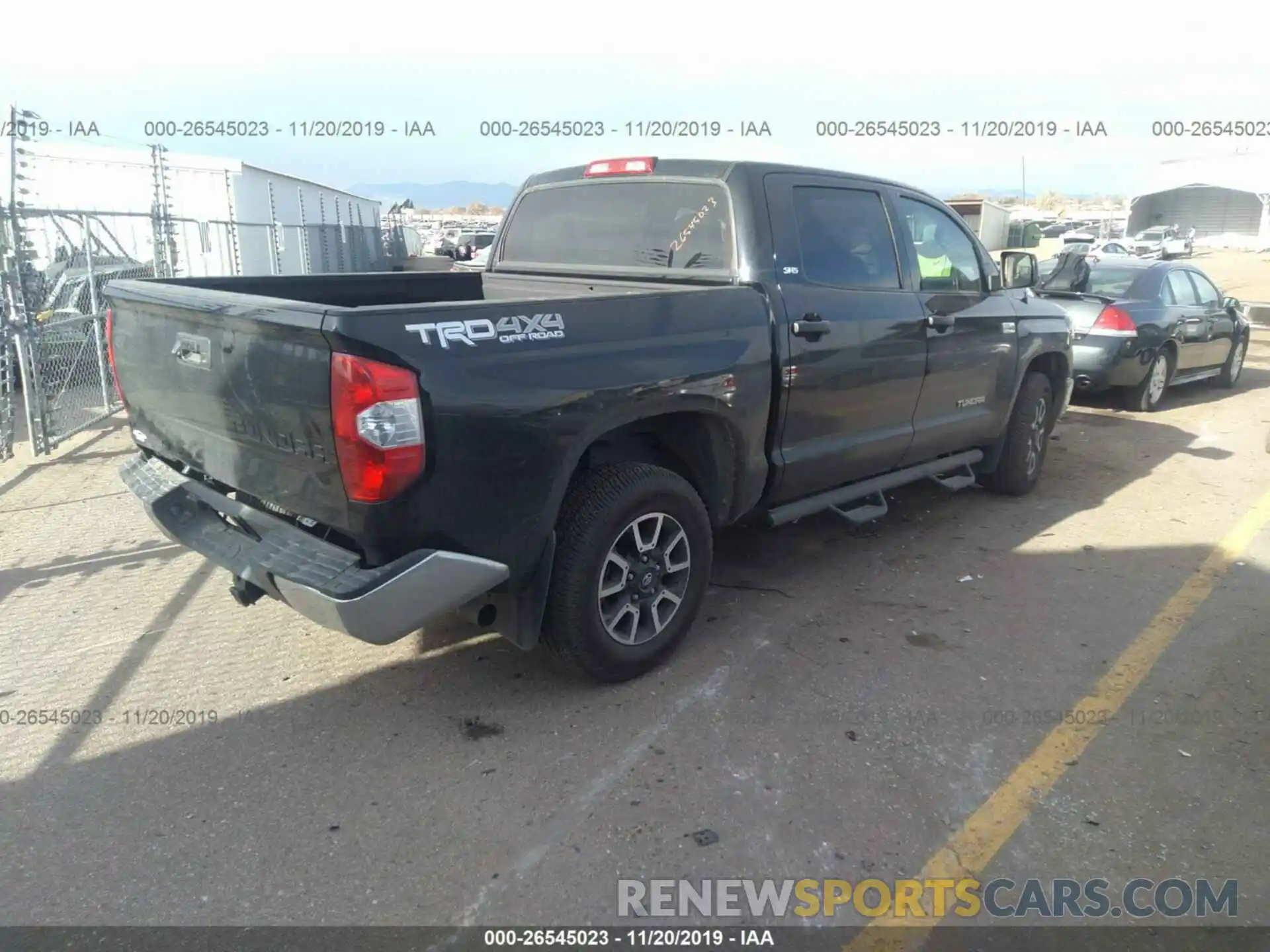 4 Фотография поврежденного автомобиля 5TFDY5F17KX796876 TOYOTA TUNDRA 2019