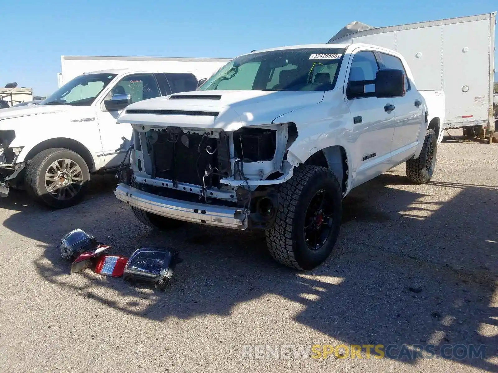 2 Photograph of a damaged car 5TFDY5F17KX826510 TOYOTA TUNDRA 2019