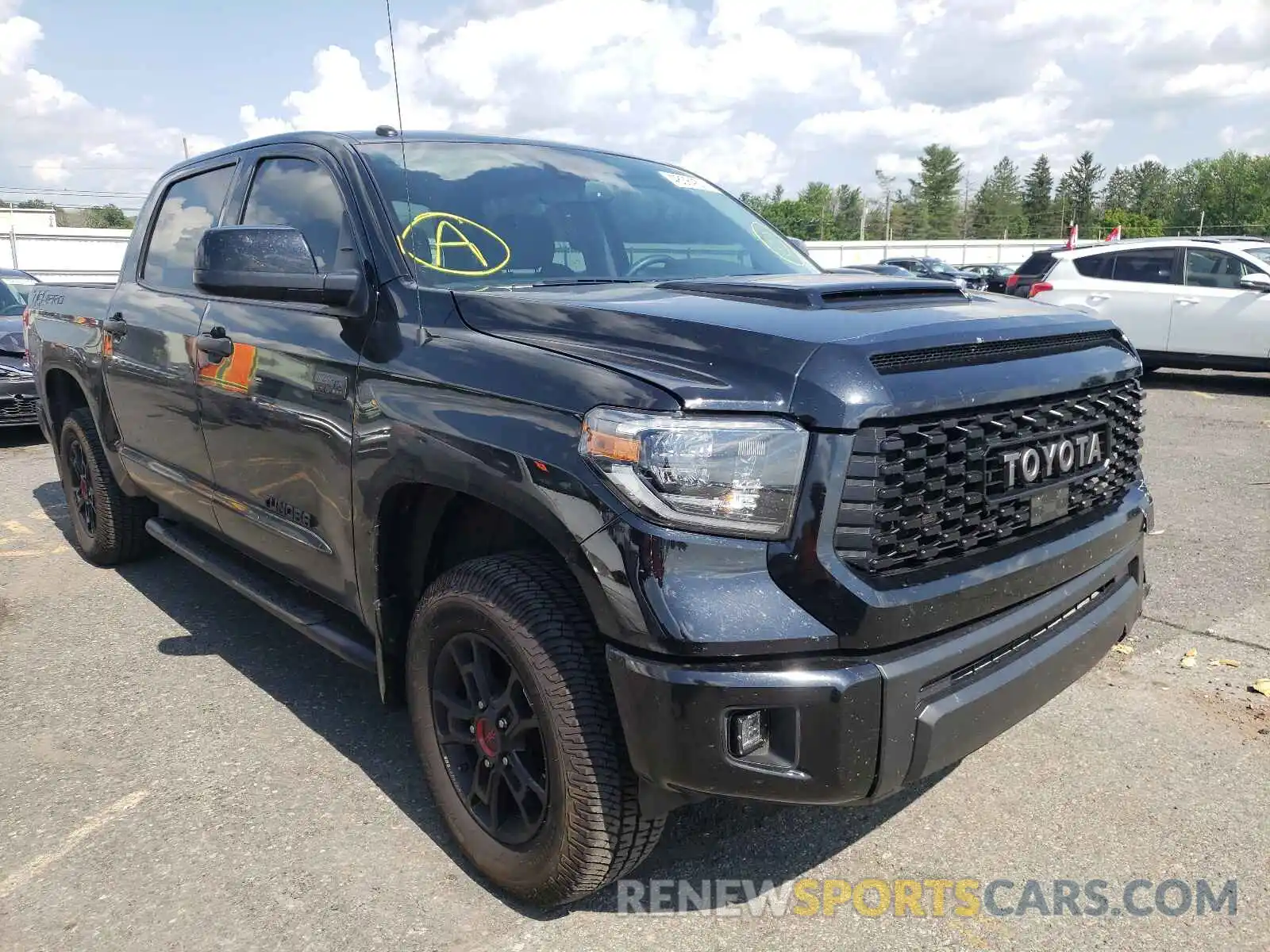 1 Photograph of a damaged car 5TFDY5F17KX830900 TOYOTA TUNDRA 2019