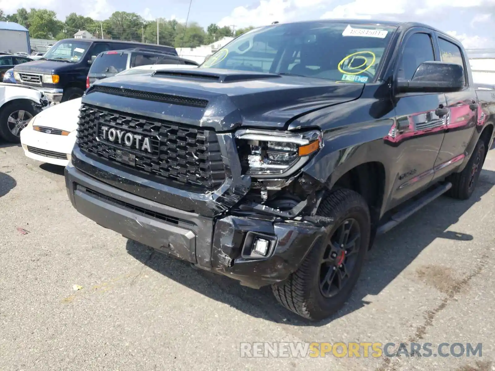 9 Photograph of a damaged car 5TFDY5F17KX830900 TOYOTA TUNDRA 2019