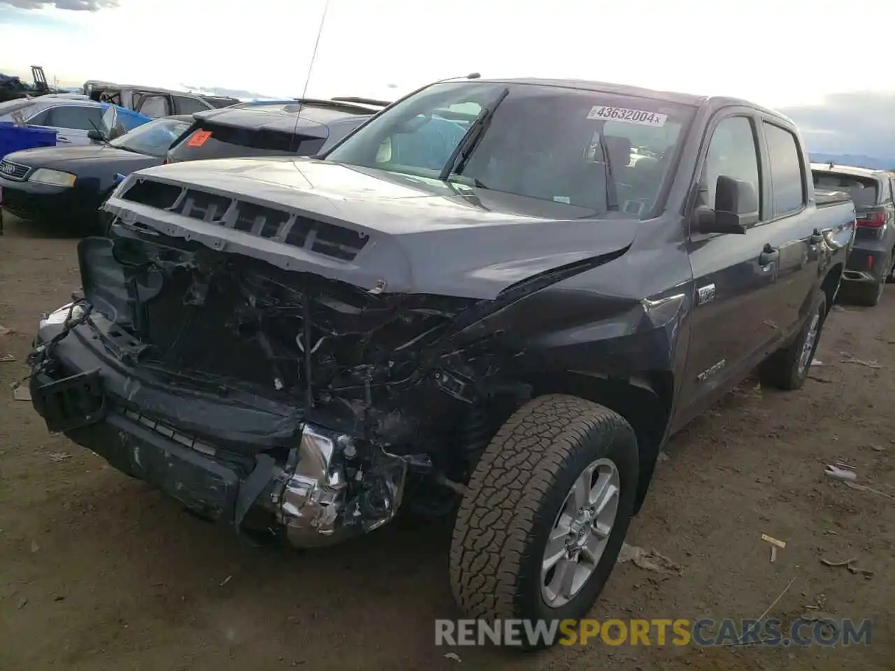 1 Photograph of a damaged car 5TFDY5F17KX832159 TOYOTA TUNDRA 2019