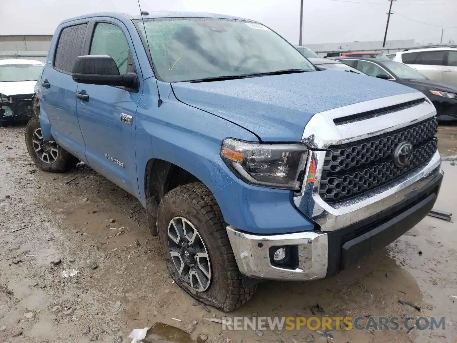 1 Photograph of a damaged car 5TFDY5F17KX856154 TOYOTA TUNDRA 2019