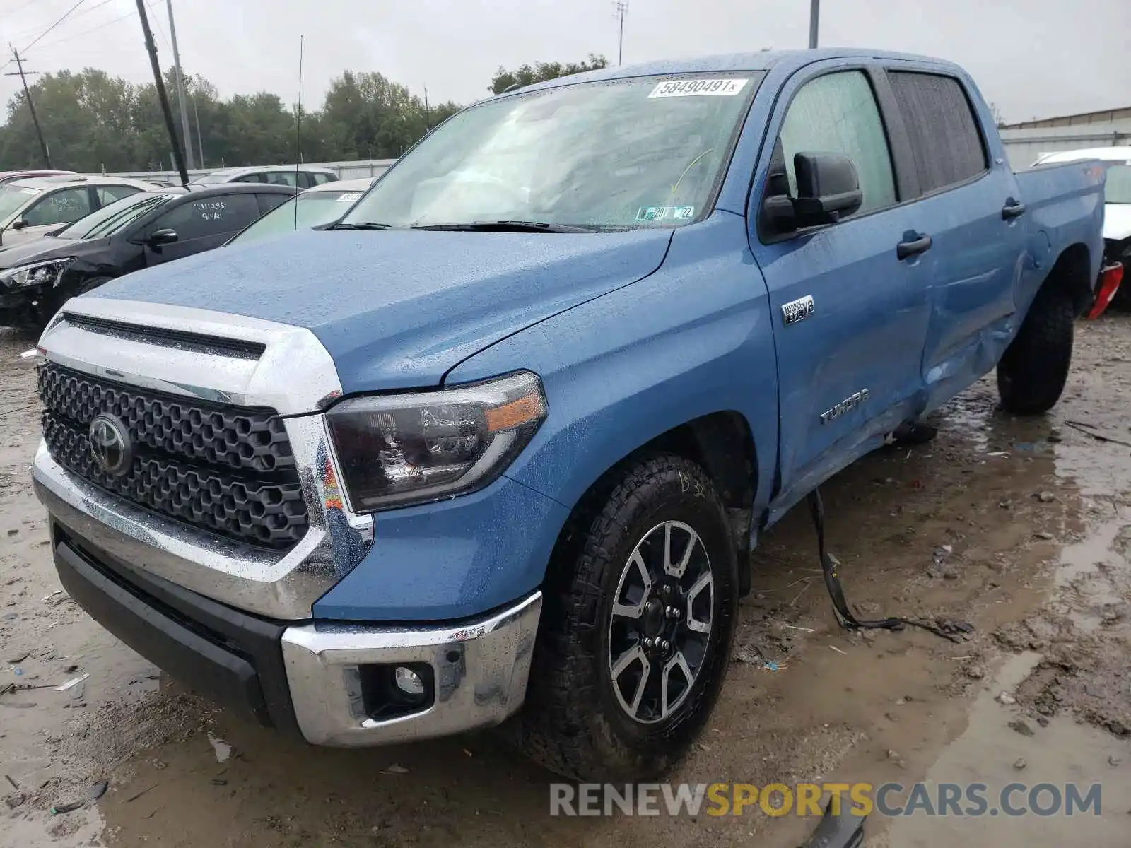 2 Photograph of a damaged car 5TFDY5F17KX856154 TOYOTA TUNDRA 2019