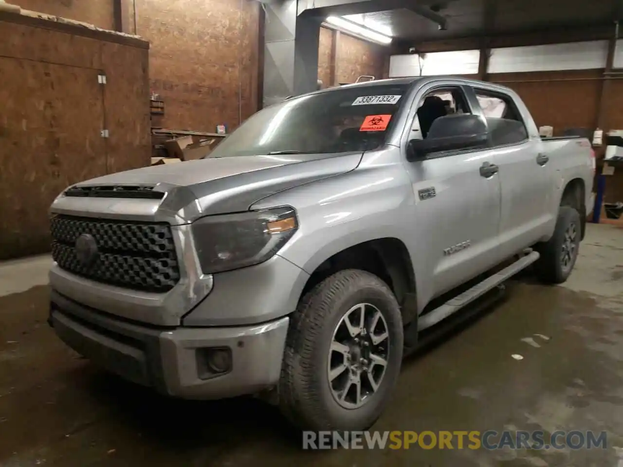 2 Photograph of a damaged car 5TFDY5F17KX867672 TOYOTA TUNDRA 2019