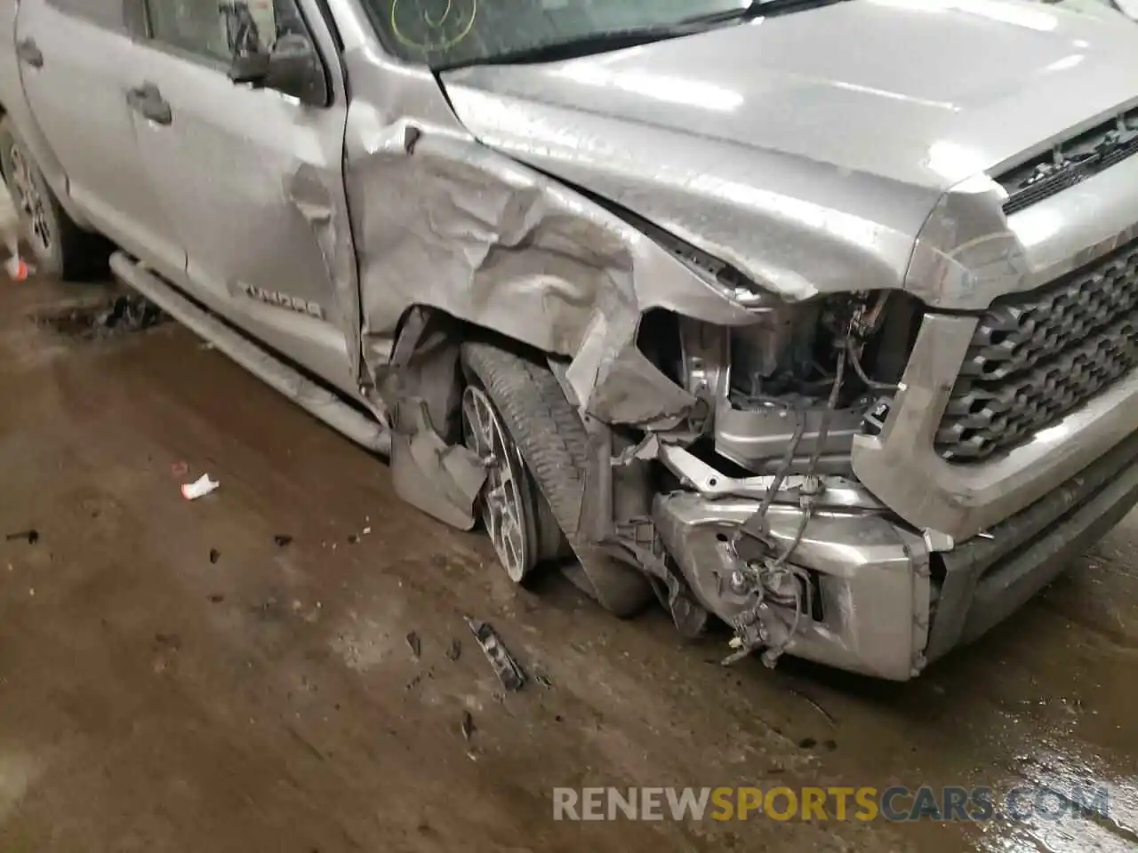 9 Photograph of a damaged car 5TFDY5F17KX867672 TOYOTA TUNDRA 2019