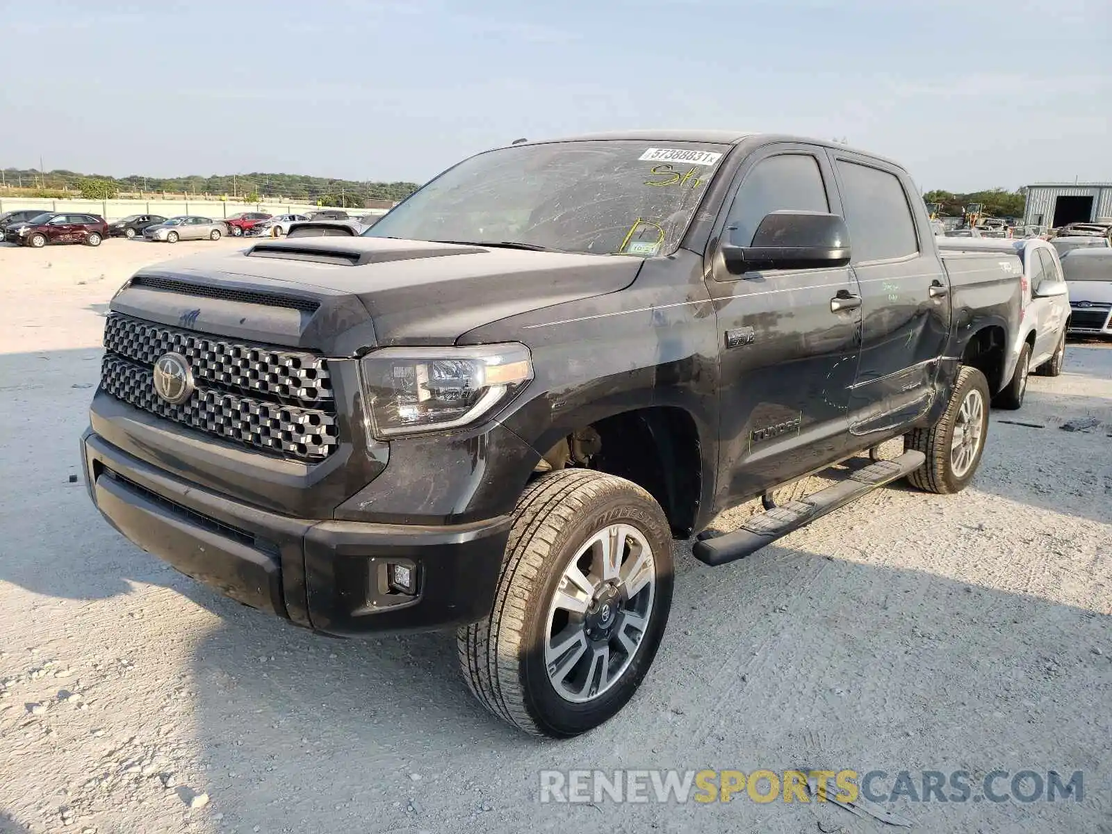 2 Photograph of a damaged car 5TFDY5F18KX787118 TOYOTA TUNDRA 2019