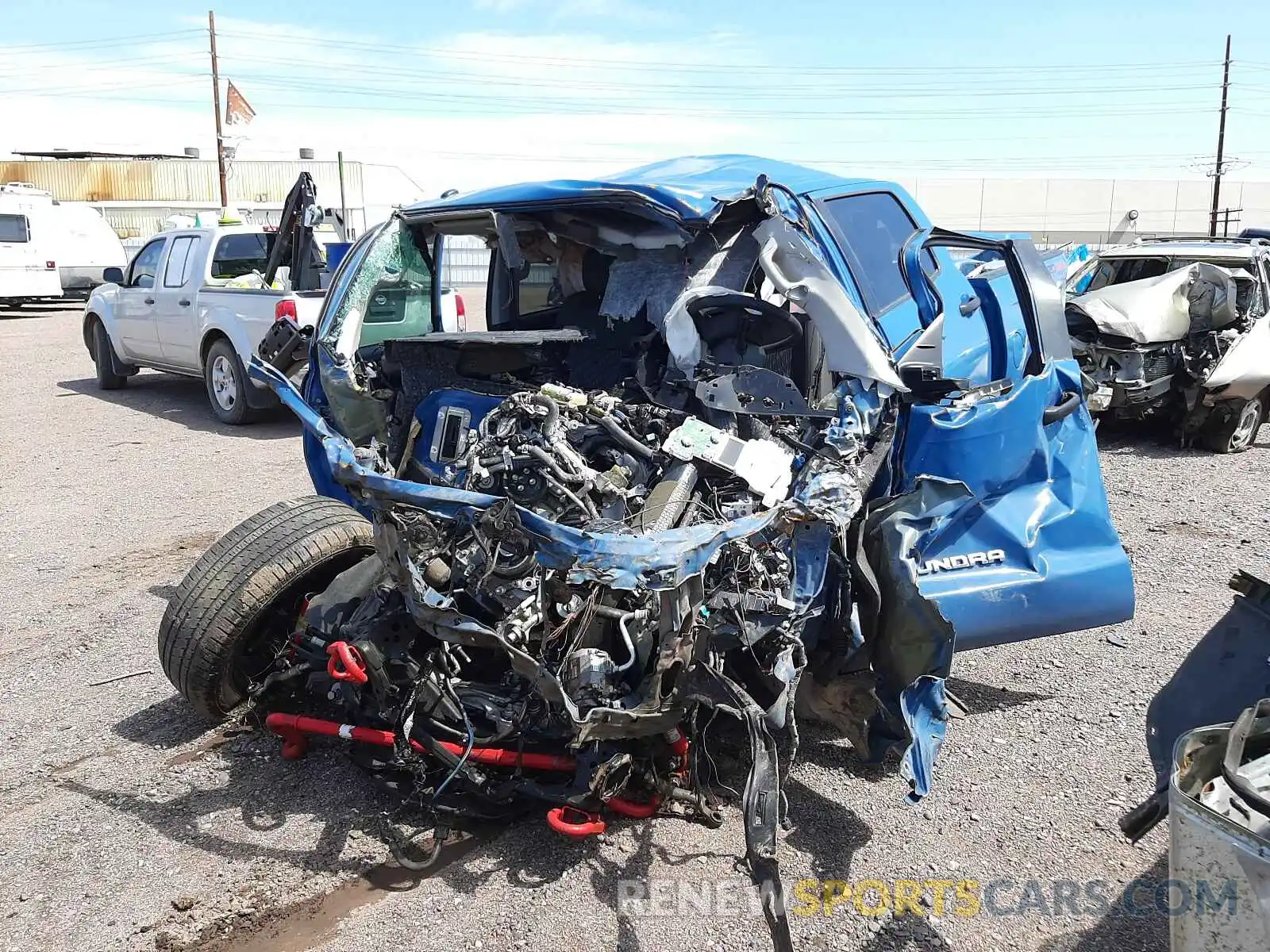 2 Photograph of a damaged car 5TFDY5F18KX801910 TOYOTA TUNDRA 2019