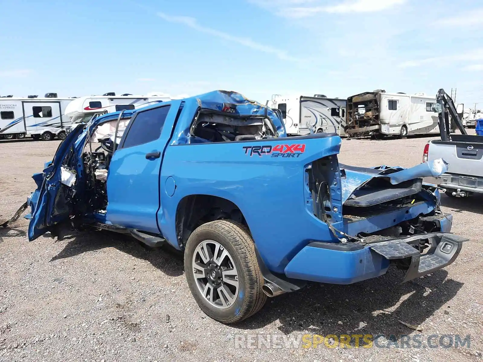 3 Photograph of a damaged car 5TFDY5F18KX801910 TOYOTA TUNDRA 2019