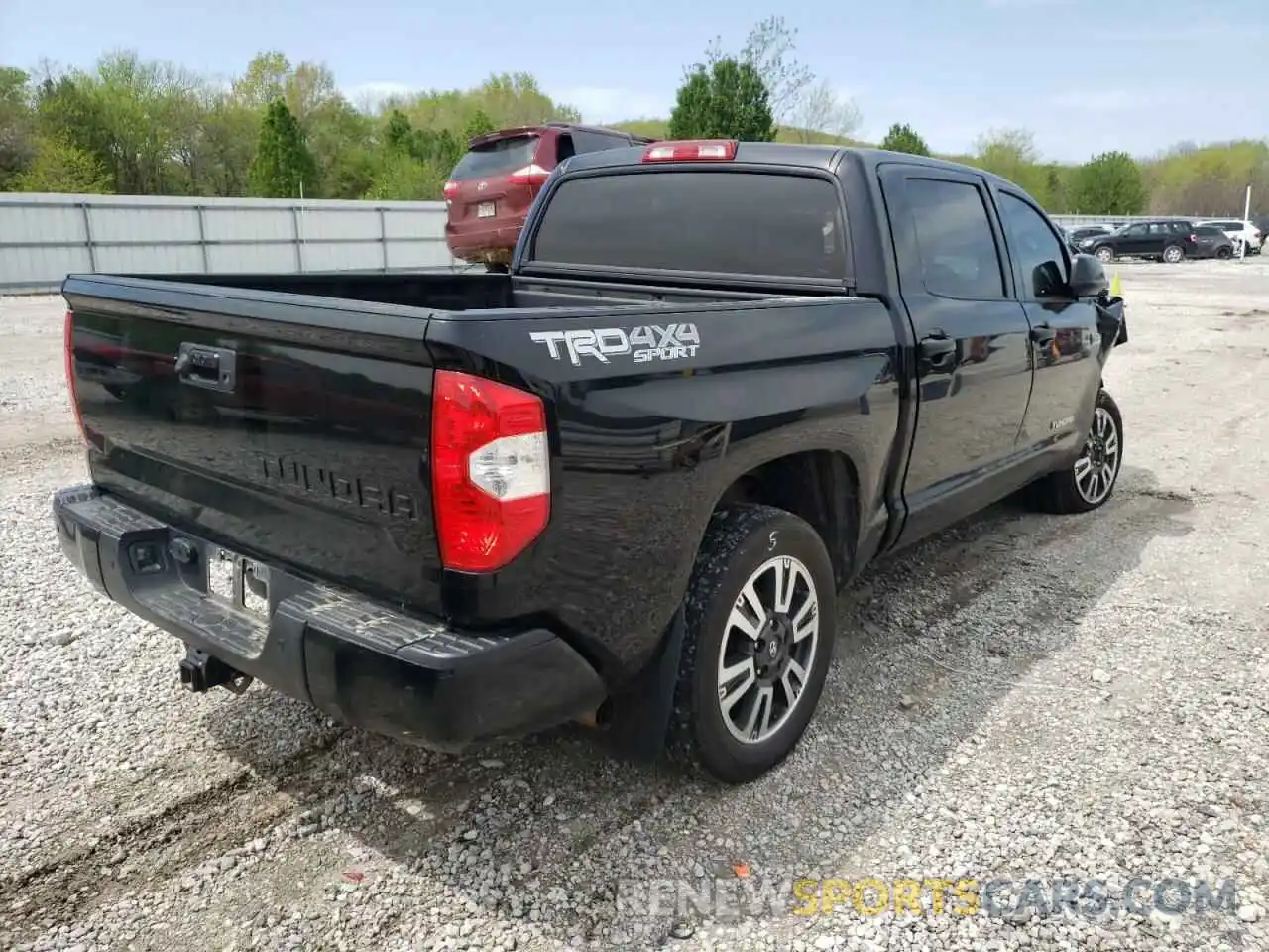 4 Photograph of a damaged car 5TFDY5F18KX806606 TOYOTA TUNDRA 2019