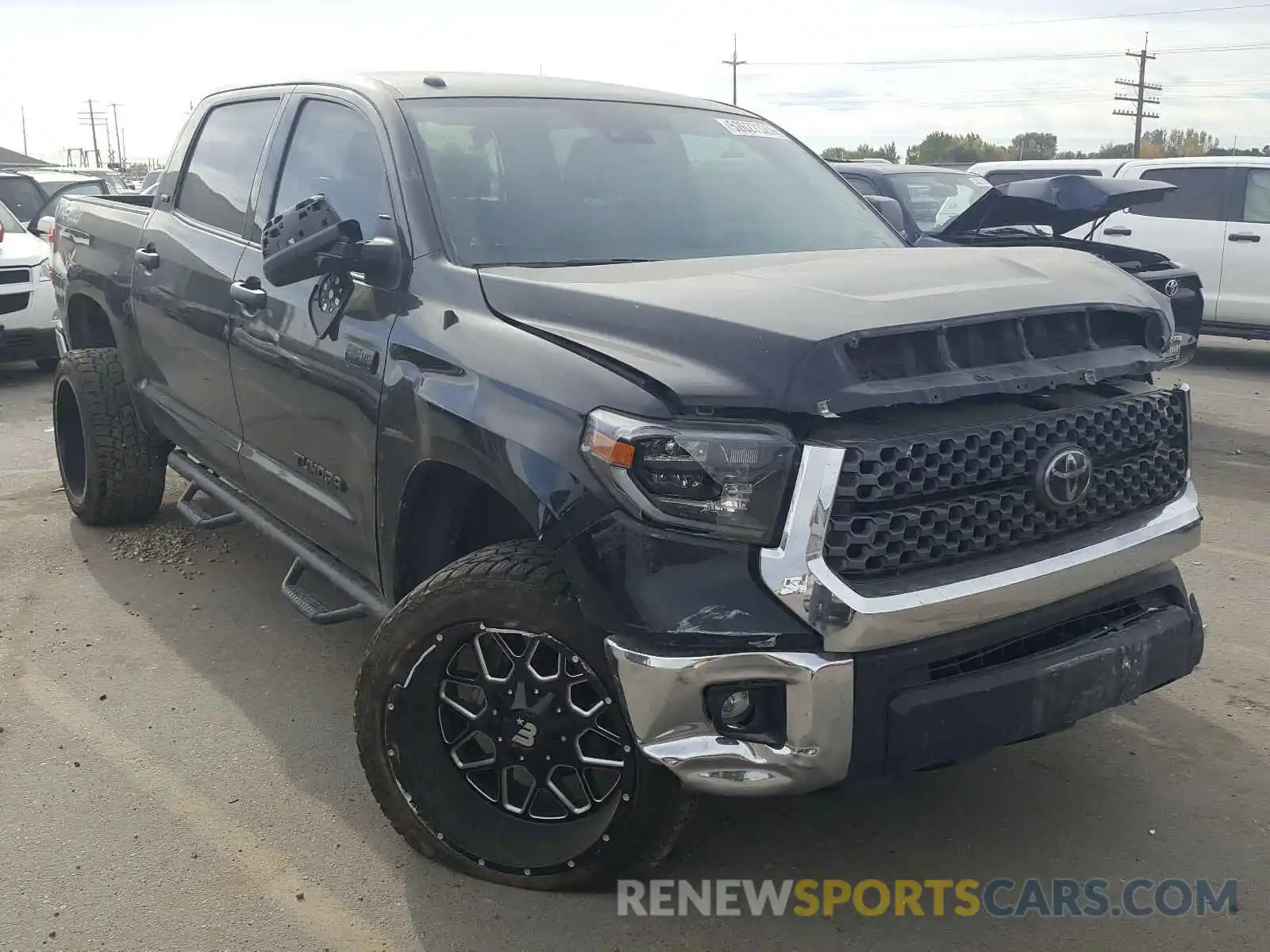 1 Photograph of a damaged car 5TFDY5F18KX818206 TOYOTA TUNDRA 2019