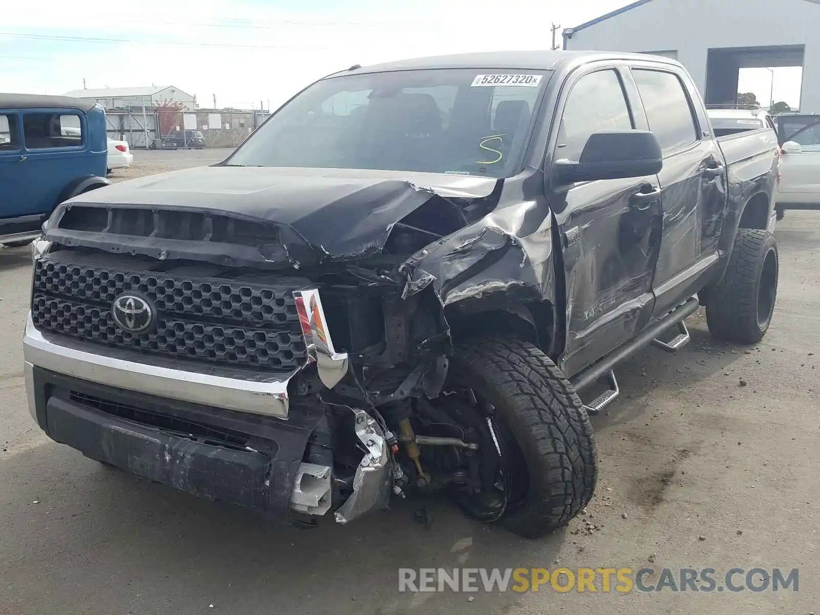 2 Photograph of a damaged car 5TFDY5F18KX818206 TOYOTA TUNDRA 2019