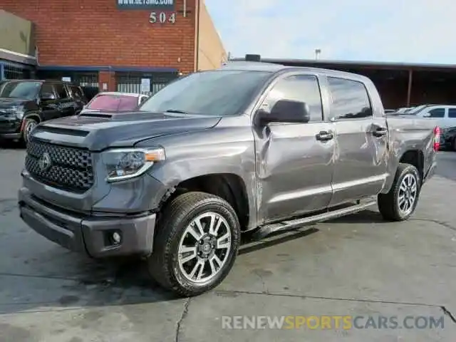 2 Photograph of a damaged car 5TFDY5F18KX847382 TOYOTA TUNDRA 2019