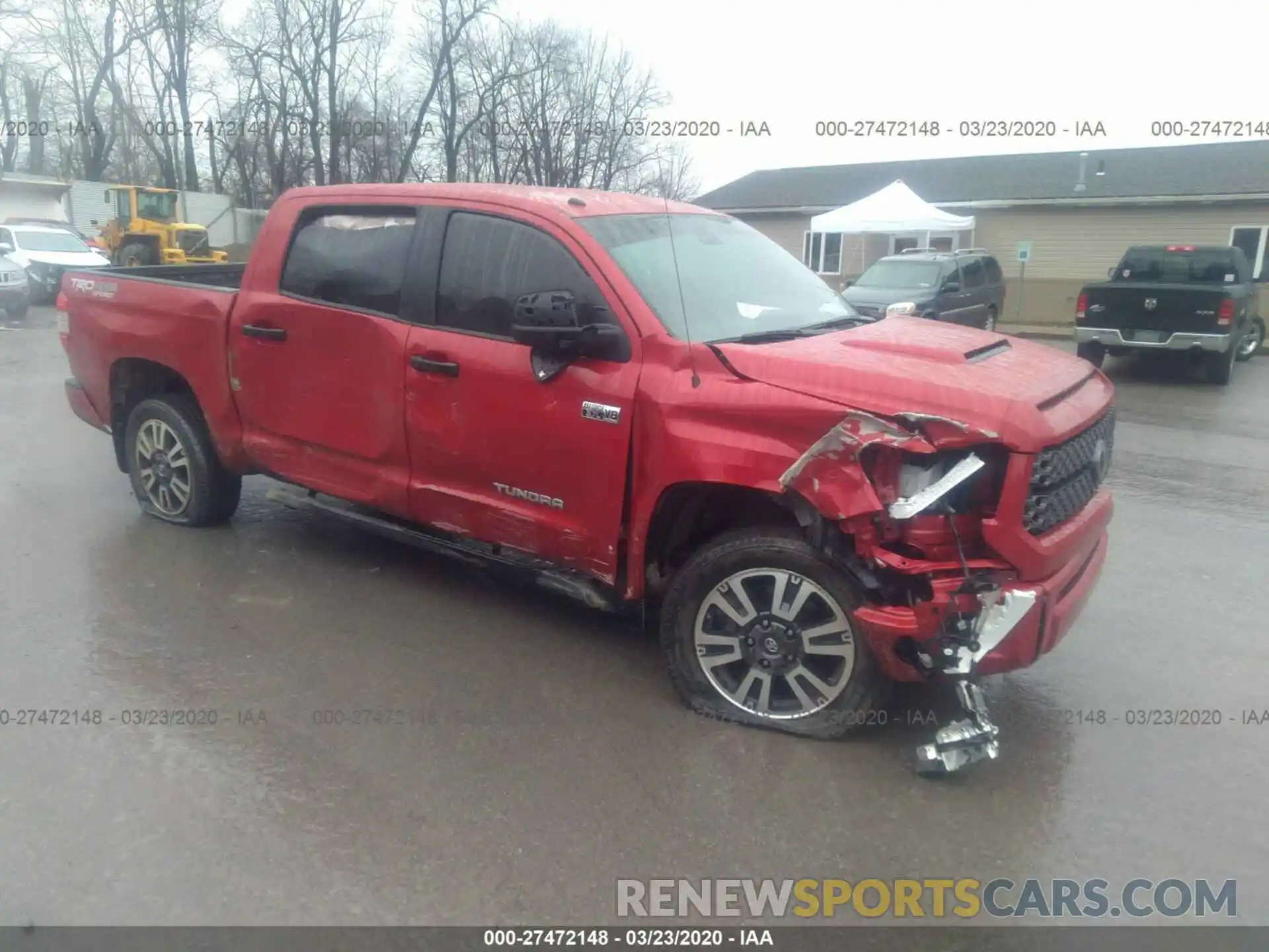 1 Photograph of a damaged car 5TFDY5F18KX857698 TOYOTA TUNDRA 2019