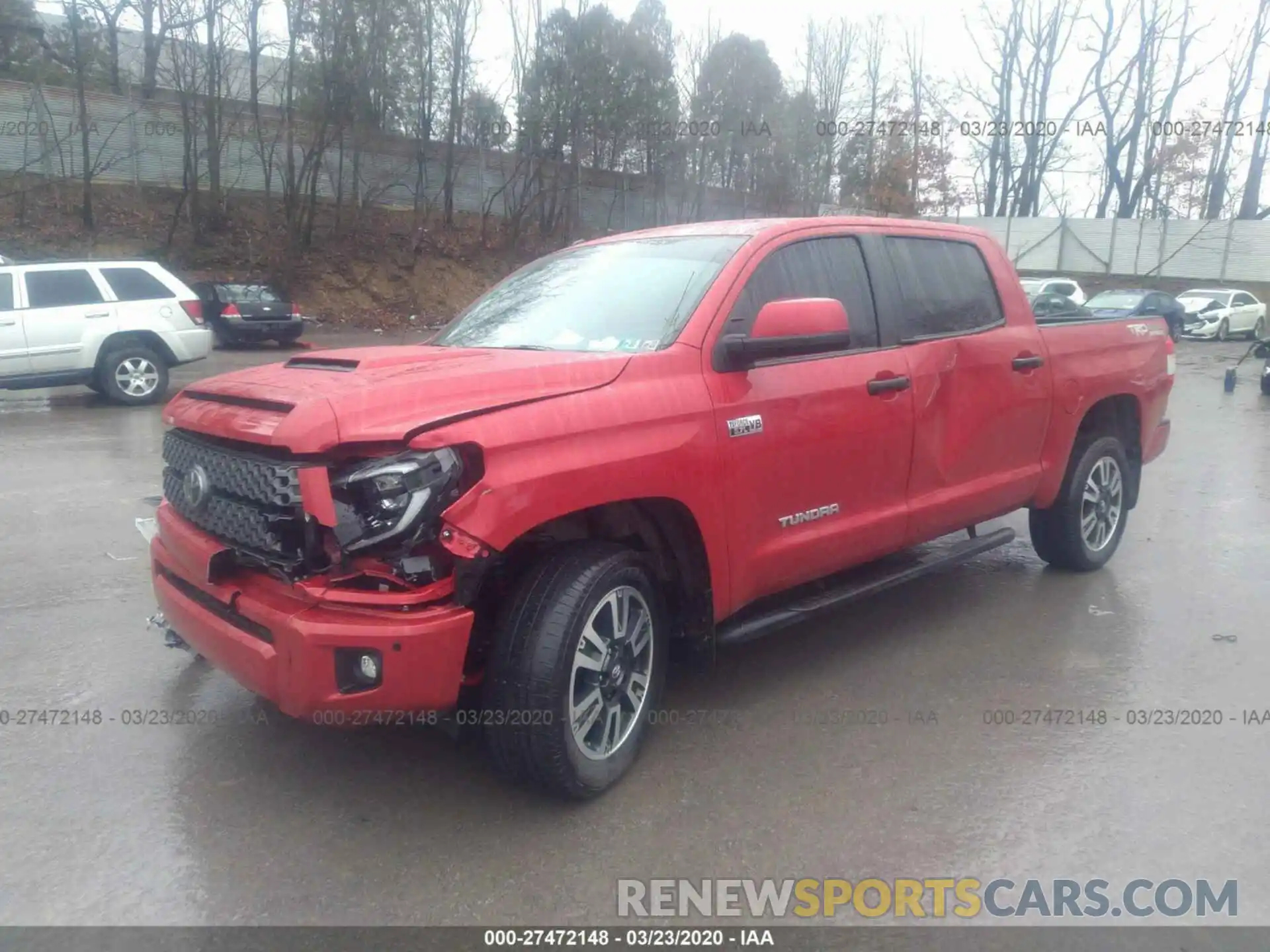 2 Photograph of a damaged car 5TFDY5F18KX857698 TOYOTA TUNDRA 2019