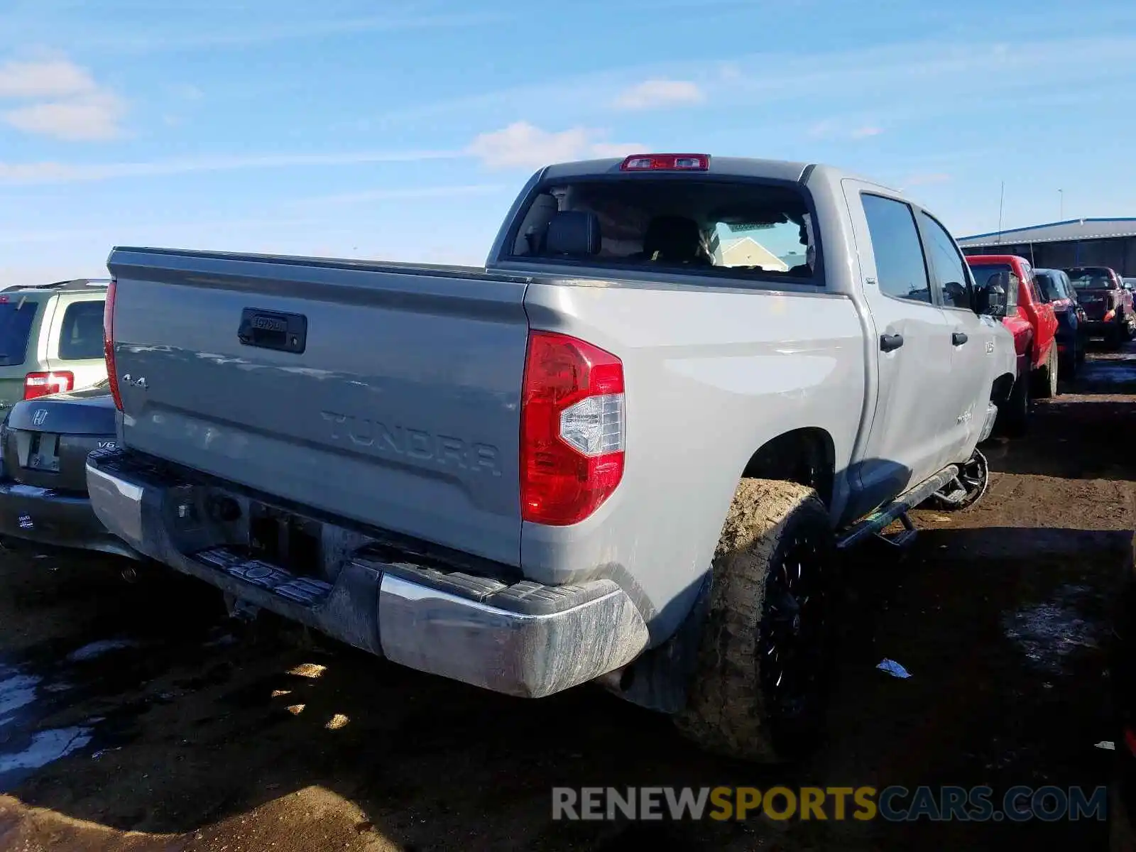 4 Photograph of a damaged car 5TFDY5F19KX778332 TOYOTA TUNDRA 2019