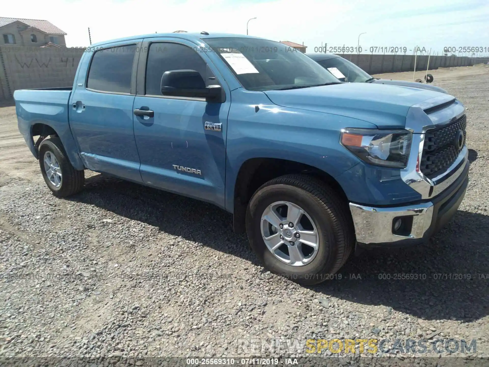 1 Photograph of a damaged car 5TFDY5F19KX788004 TOYOTA TUNDRA 2019