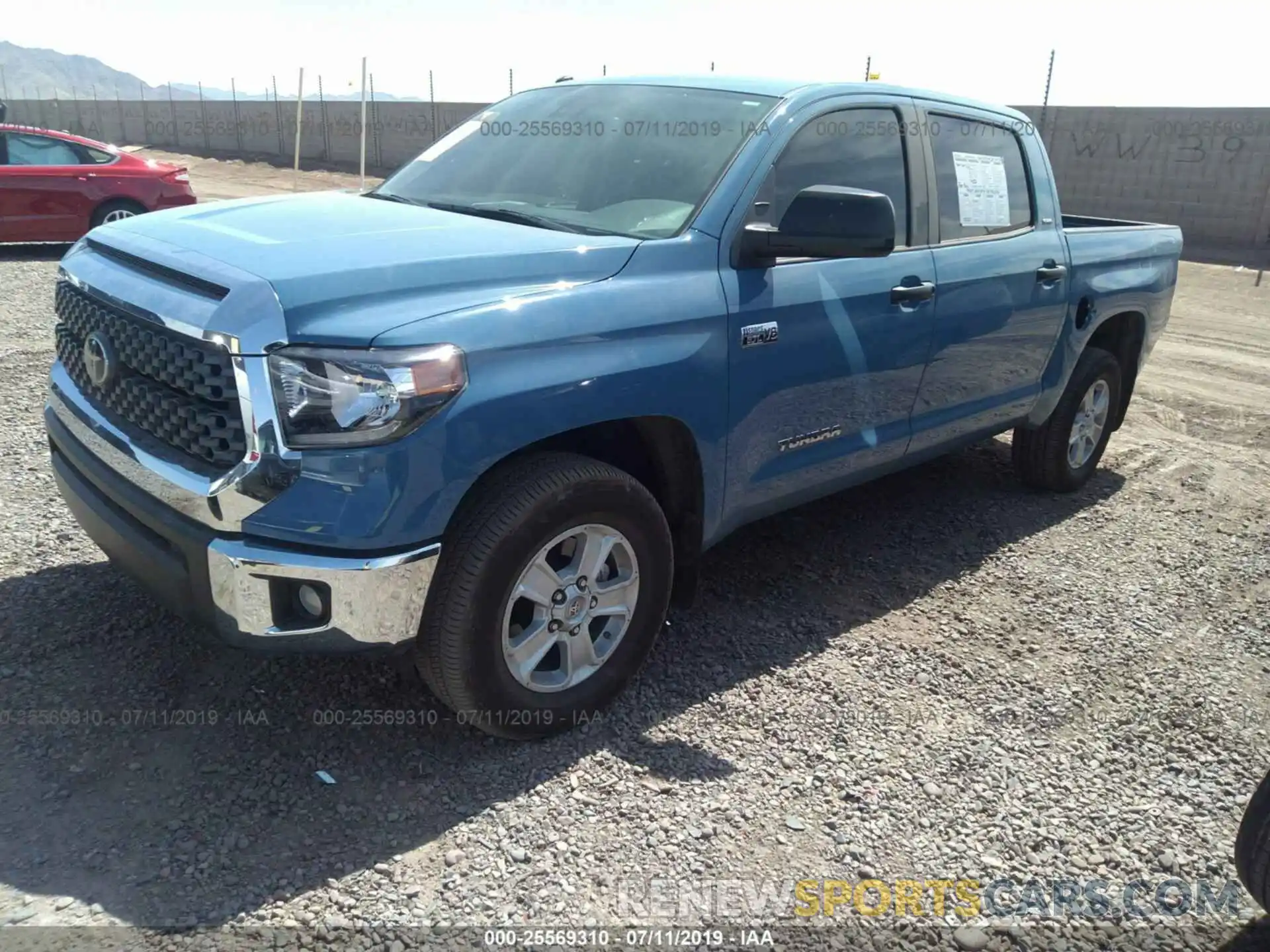 2 Photograph of a damaged car 5TFDY5F19KX788004 TOYOTA TUNDRA 2019