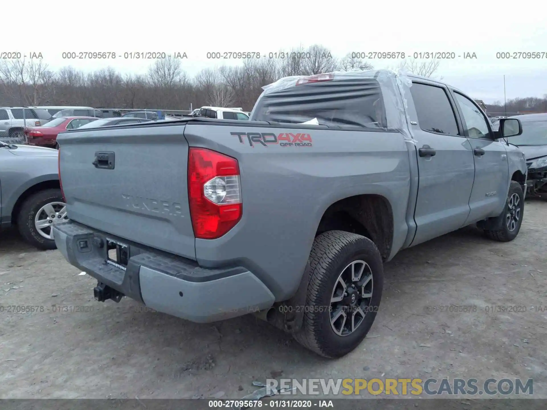 4 Photograph of a damaged car 5TFDY5F19KX804038 TOYOTA TUNDRA 2019