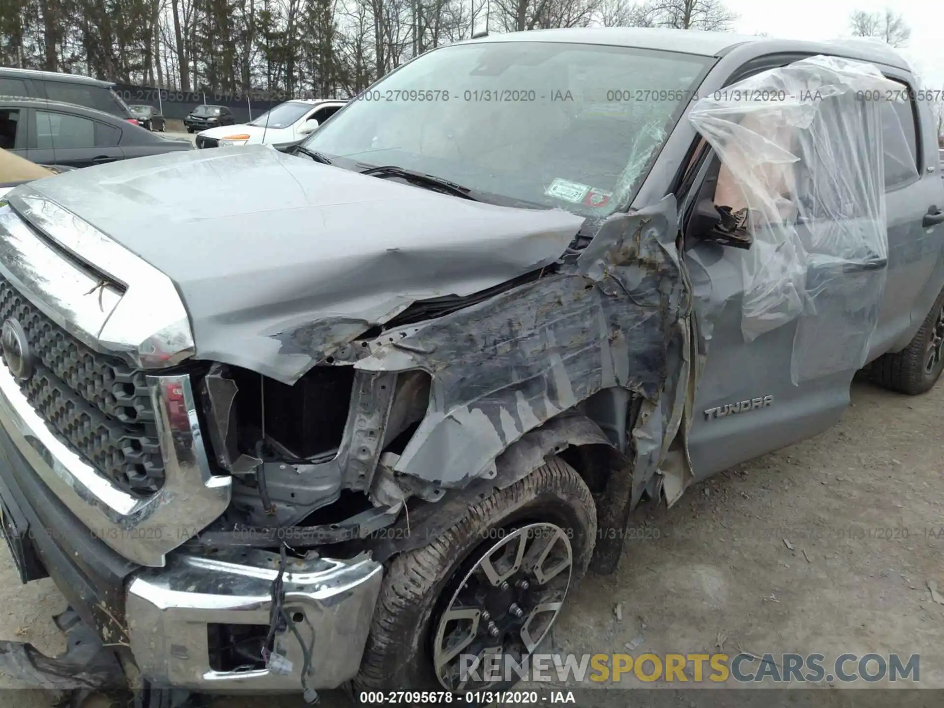 6 Photograph of a damaged car 5TFDY5F19KX804038 TOYOTA TUNDRA 2019