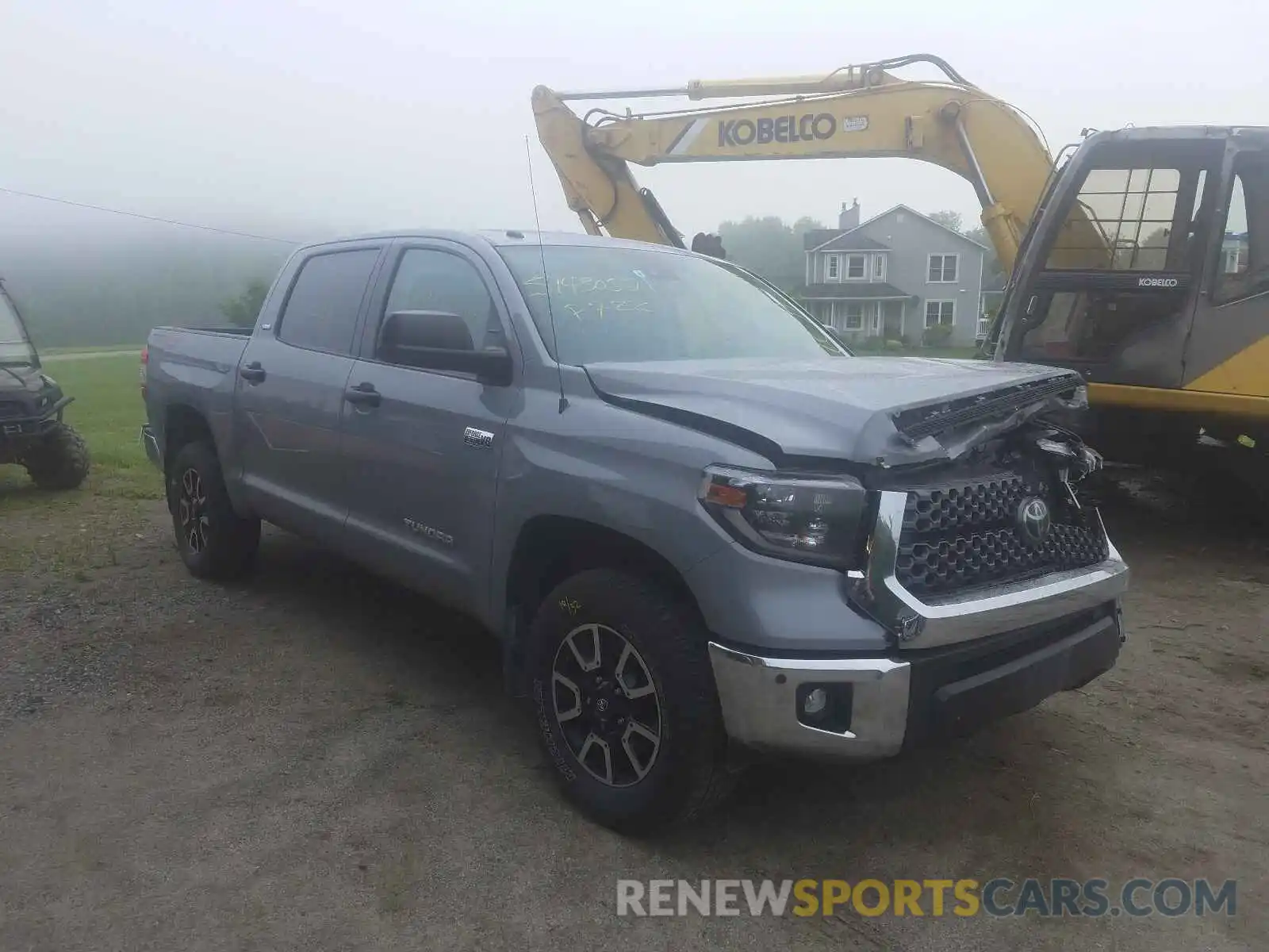 1 Photograph of a damaged car 5TFDY5F19KX808994 TOYOTA TUNDRA 2019