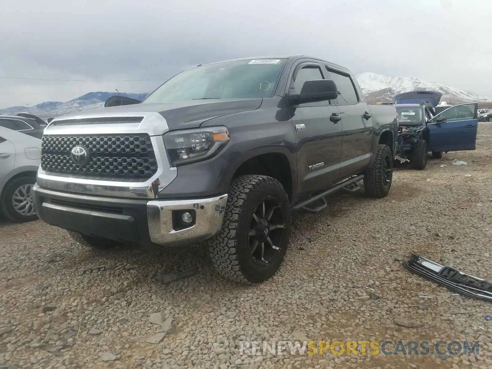 2 Photograph of a damaged car 5TFDY5F19KX809000 TOYOTA TUNDRA 2019