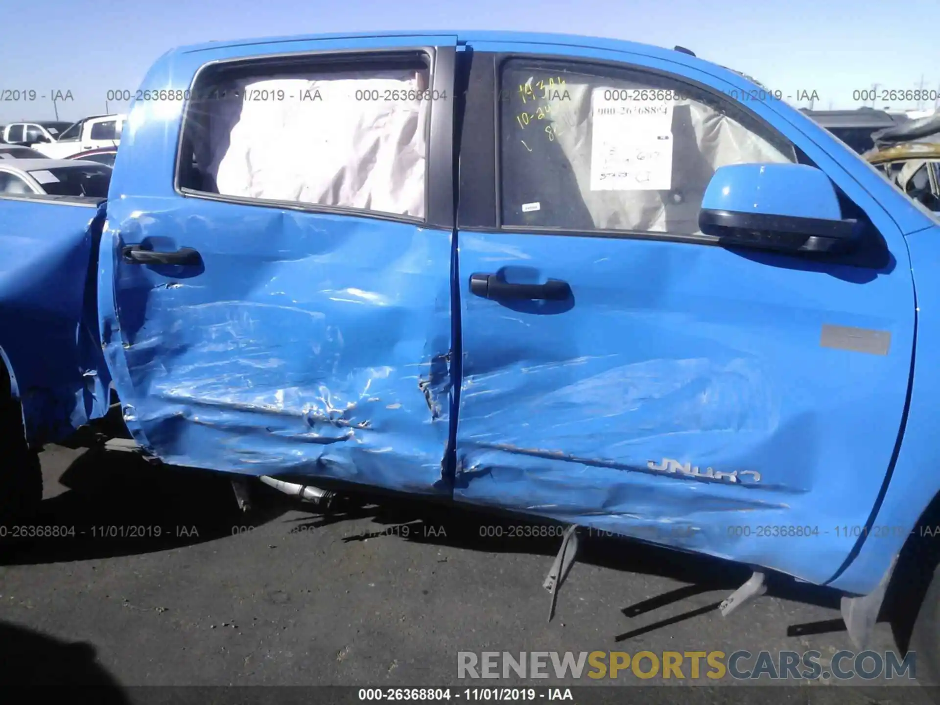 6 Photograph of a damaged car 5TFDY5F19KX829439 TOYOTA TUNDRA 2019