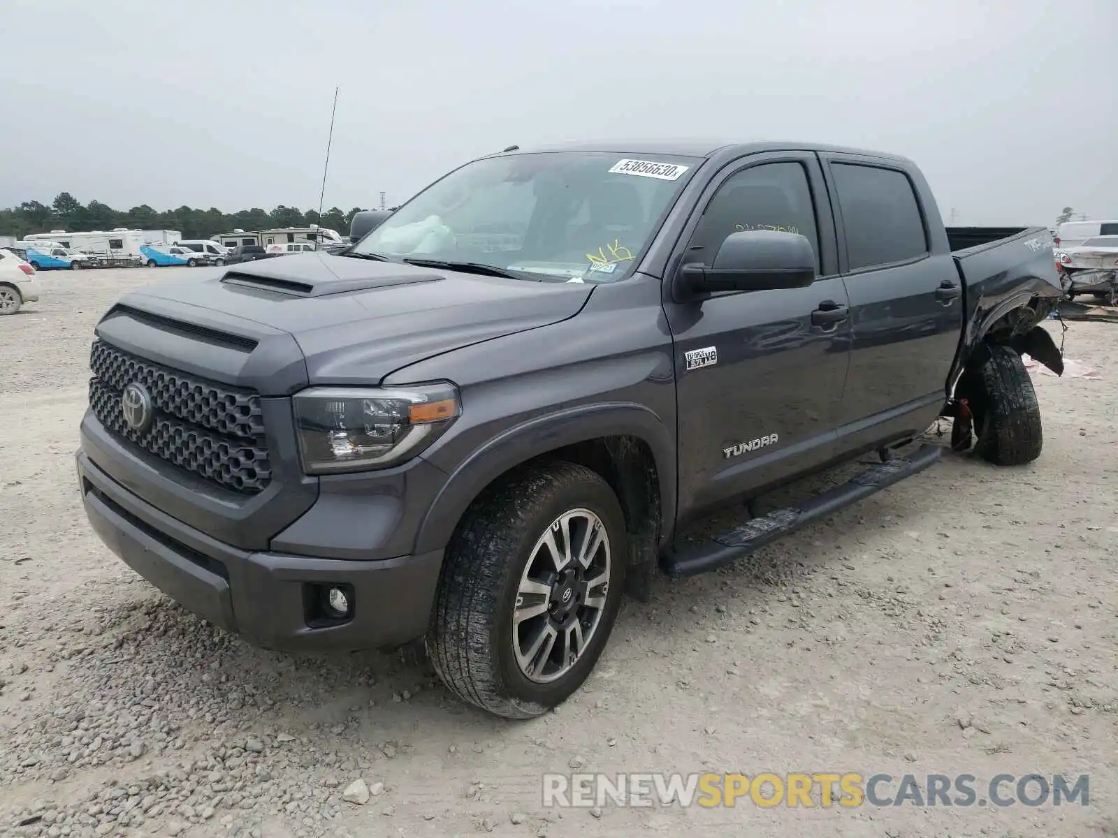 2 Photograph of a damaged car 5TFDY5F19KX833572 TOYOTA TUNDRA 2019