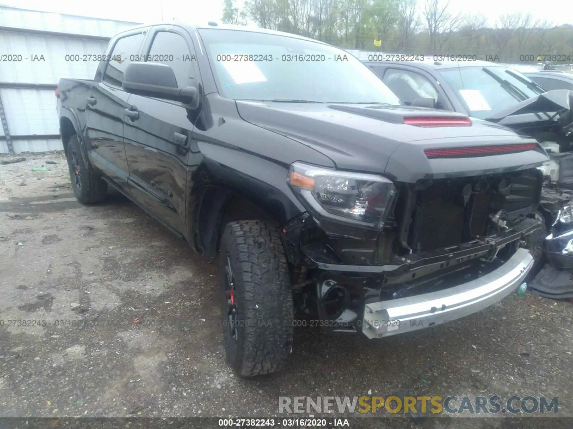 1 Photograph of a damaged car 5TFDY5F19KX841459 TOYOTA TUNDRA 2019