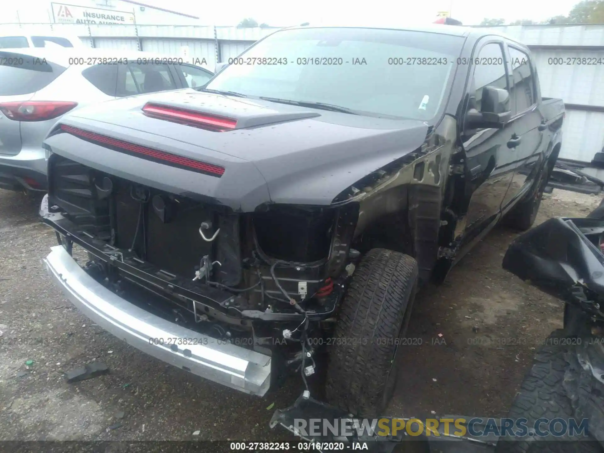 2 Photograph of a damaged car 5TFDY5F19KX841459 TOYOTA TUNDRA 2019